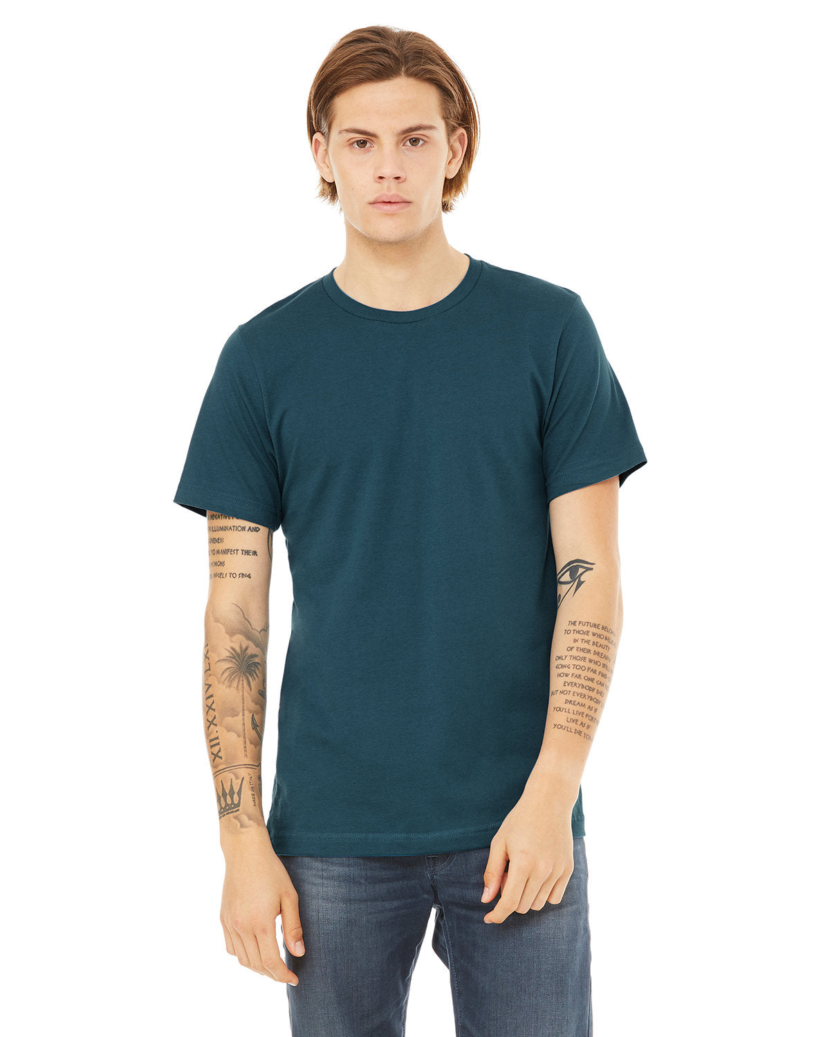 Bella + Canvas 3001C Unisex Jersey Short Sleeve T-Shirt - Soft Cotton Tee for Men & Women - Perfect for Casual Wear, Screen Printing, and Everyday Outfits