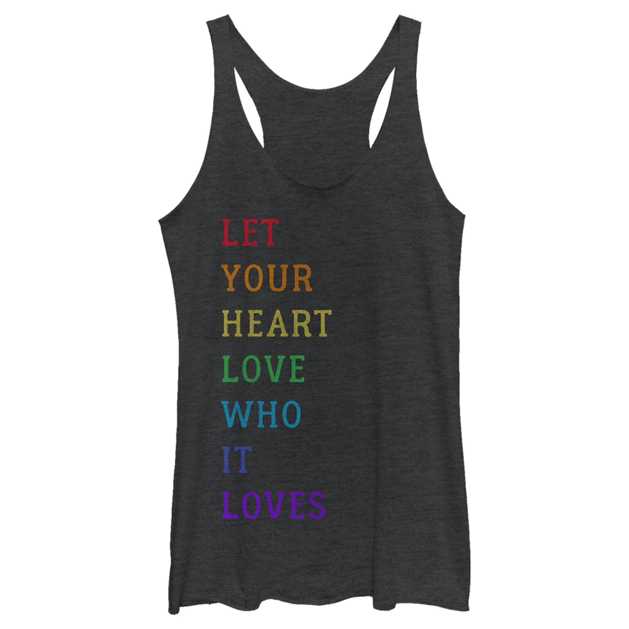 Heart Love Women's Racerback Tank Top - Gym & Summer Wear