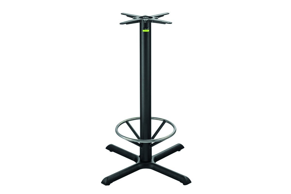 KX30 Kirribilli 76-Inch Flat Technology Dry Bar Table Base with Foot Ring - Perfect for Home Bars, Restaurants, and Commercial Use