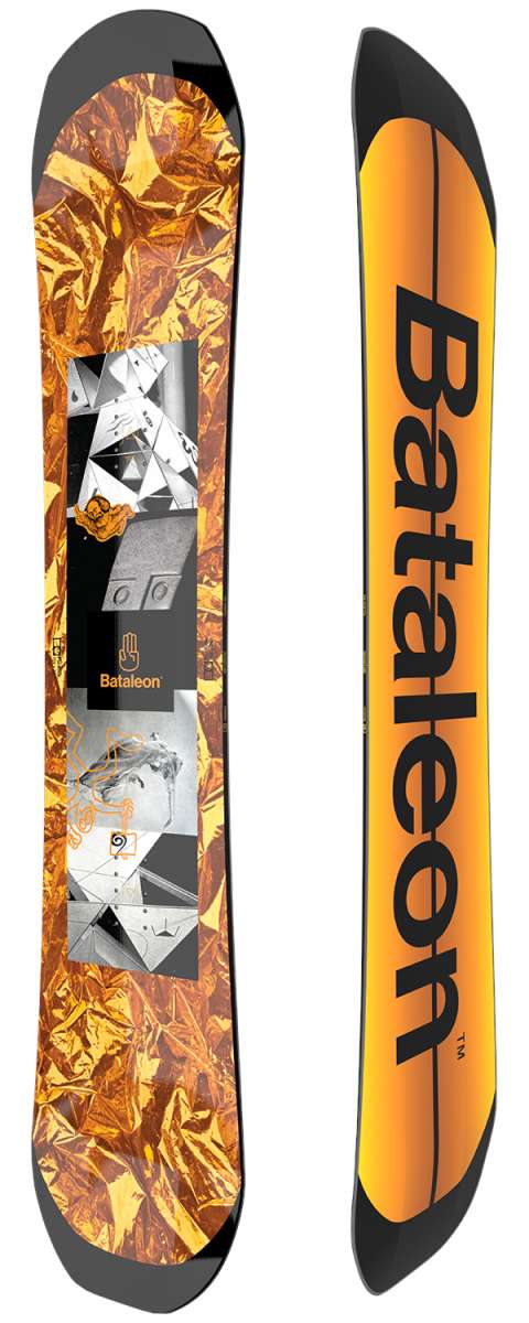 Bataleon Fun Kink Snowboard 2024 - All-Mountain Freestyle Snowboard for Men & Women | Perfect for Park, Powder & All-Terrain Riding