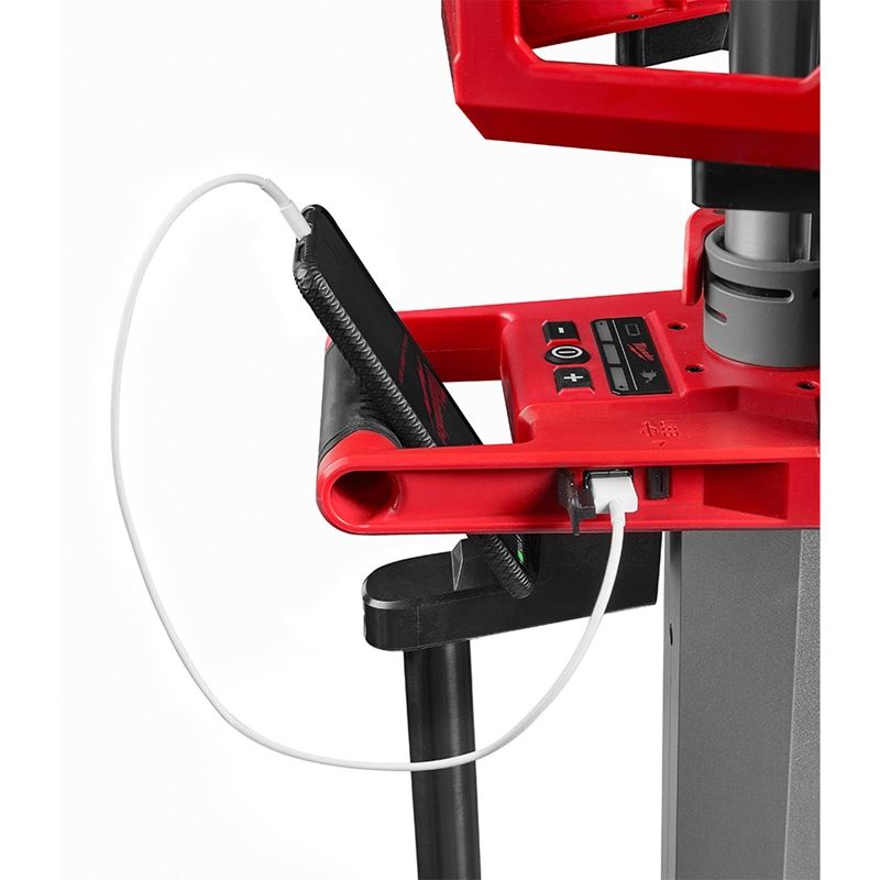 M18 18V Lithium-Ion Cordless ROCKET Tower Light & Charger Kit (2136-21) - Perfect for Construction Sites, Emergency Lighting, and Outdoor Work Areas