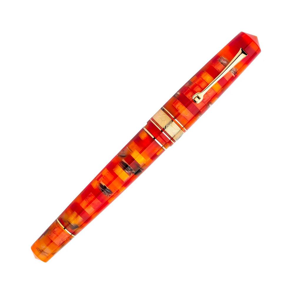 Leonardo Fountain Pen Mosaico - Premium Stainless Steel Pen for Writing, Calligraphy & Collecting - Perfect for Gifts, Office Use & Special Occasions