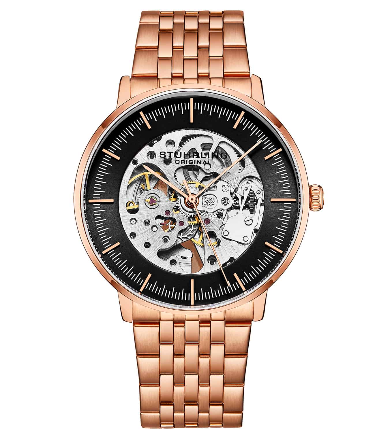 Legado T994A Automatic 42mm Skeleton Watch for Men - Stainless Steel Mechanical Timepiece with Transparent Dial - Perfect for Business, Formal Events & Gift Giving