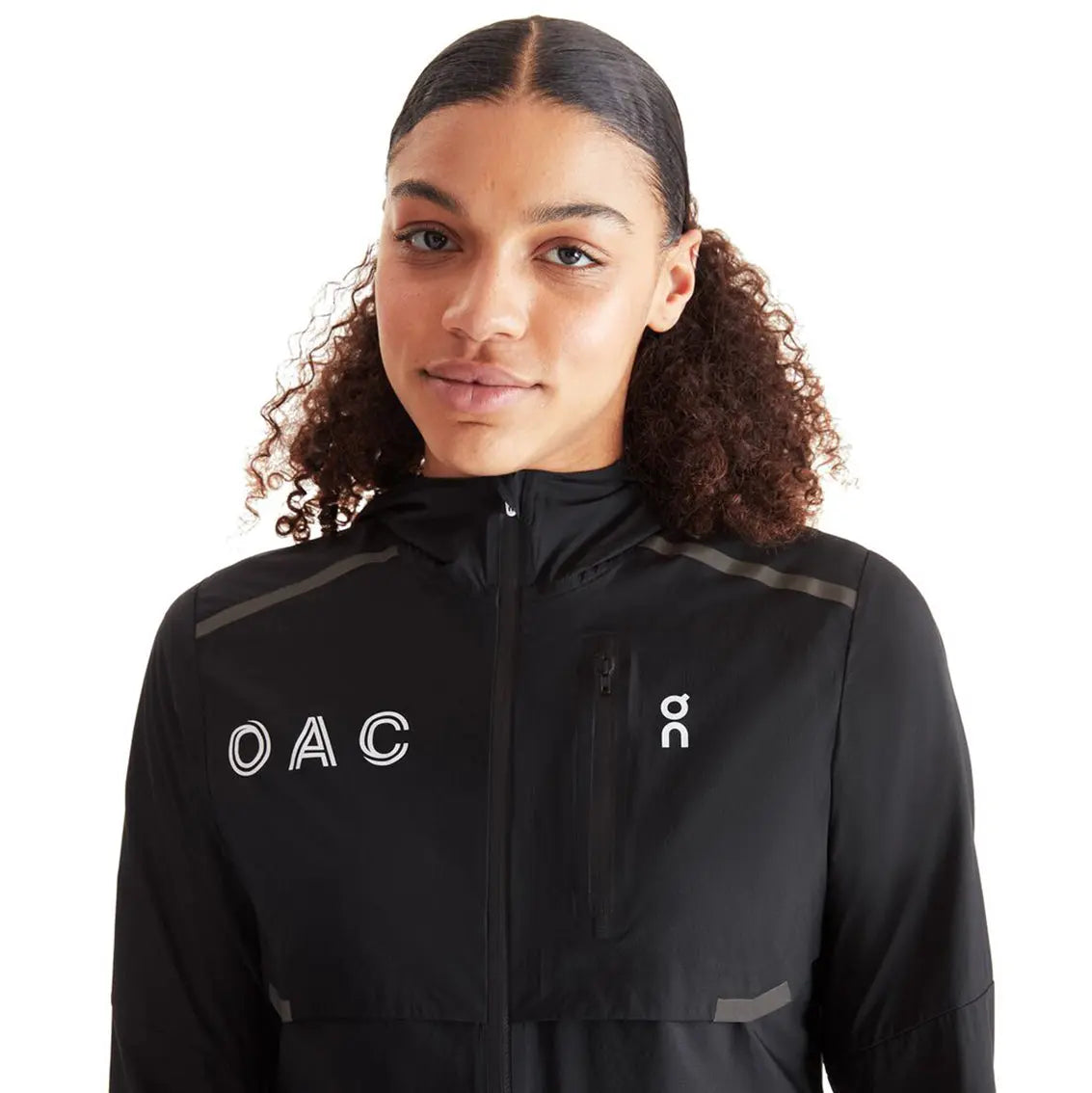 Women's On Running OAC Weatherproof Jacket - Lightweight Waterproof Windbreaker for Outdoor Running & Hiking (Black) | Perfect for Trail Running, Jogging & Travel