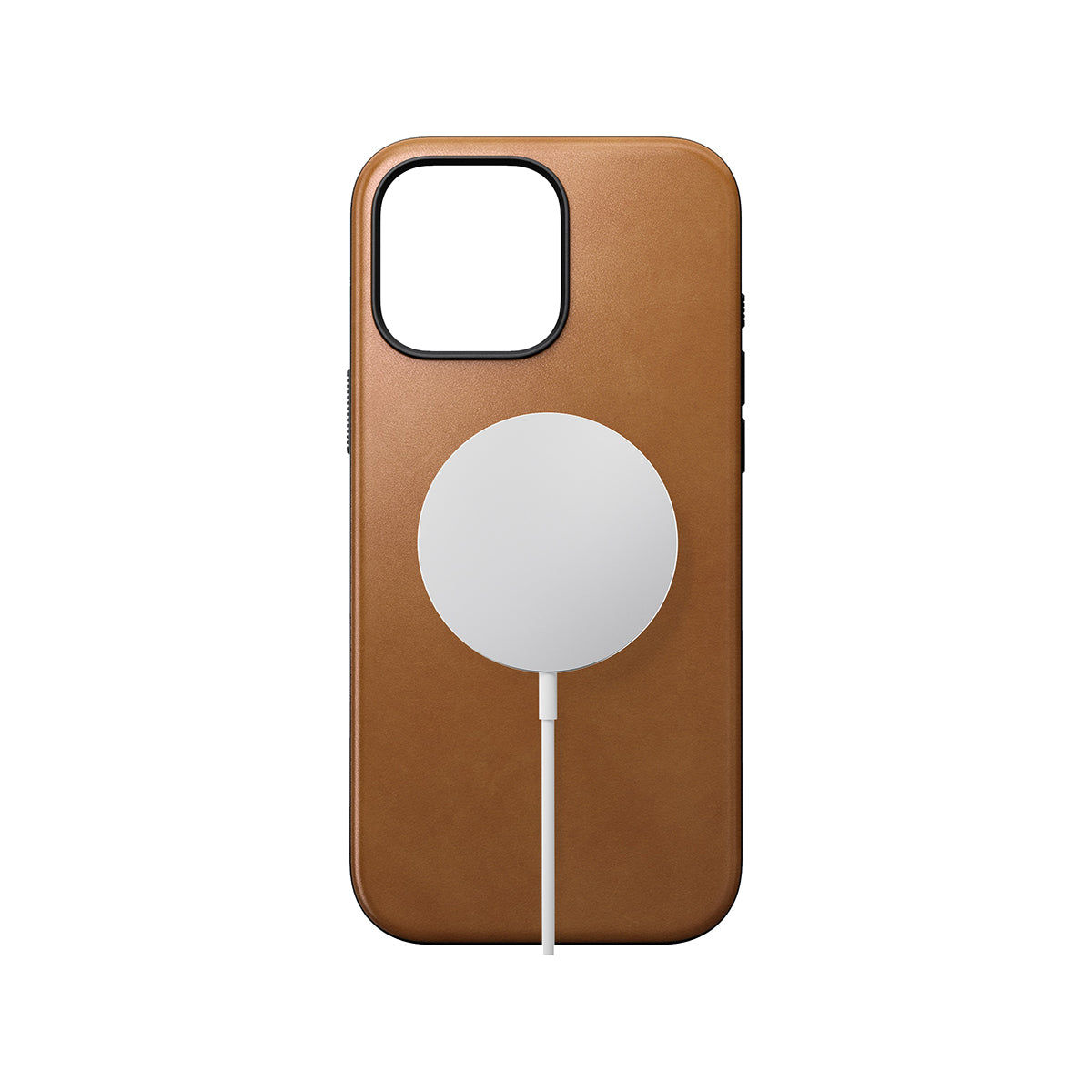Premium Genuine Leather Phone Case for iPhone 16 Pro Max - English Tan | Slim Protective Cover with Card Slot | Perfect for Business Professionals & Daily Commuters