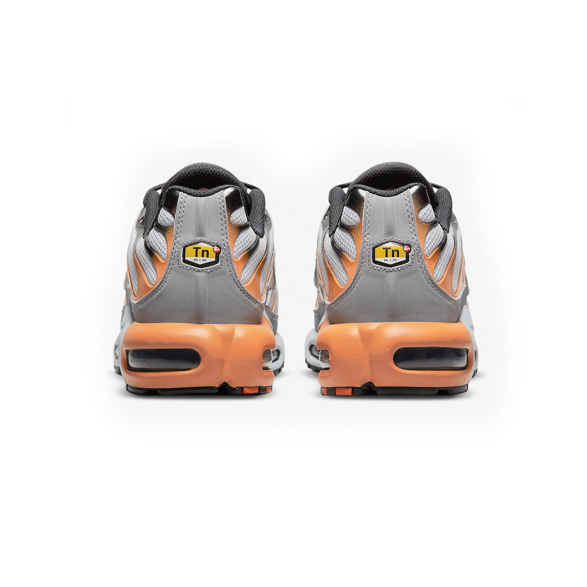 Nike Air Max TN Plus 'Grey Black Orange' Men's Running Shoes (2022) - Lightweight Cushioned Sneakers for Gym Workouts & Streetwear Fashion