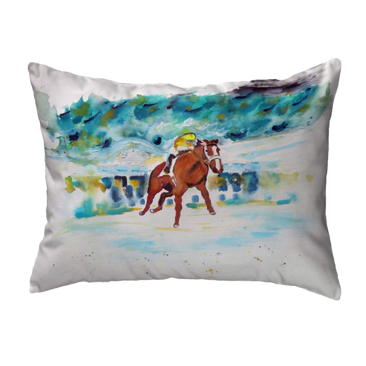 Betsy Drake NC1036 Decorative Throw Pillow 16x20 Inches - Multi-Color Soft Cushion for Sofa, Bed & Living Room Decor
