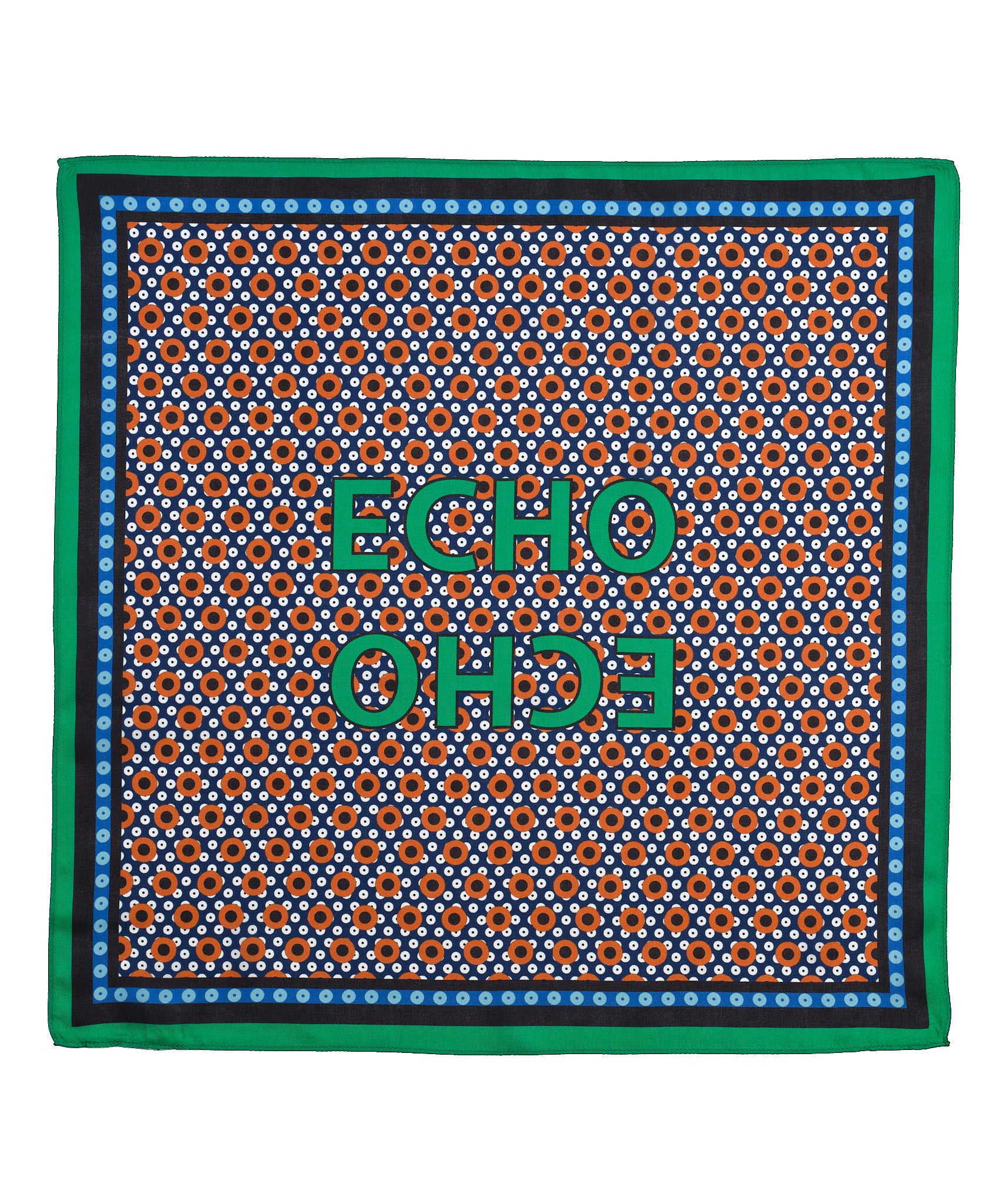 Echo Echo Silk Bandana - Soft & Stylish Scarf for Women & Men - Fashion Accessory for Everyday Wear, Travel, and Outdoor Activities