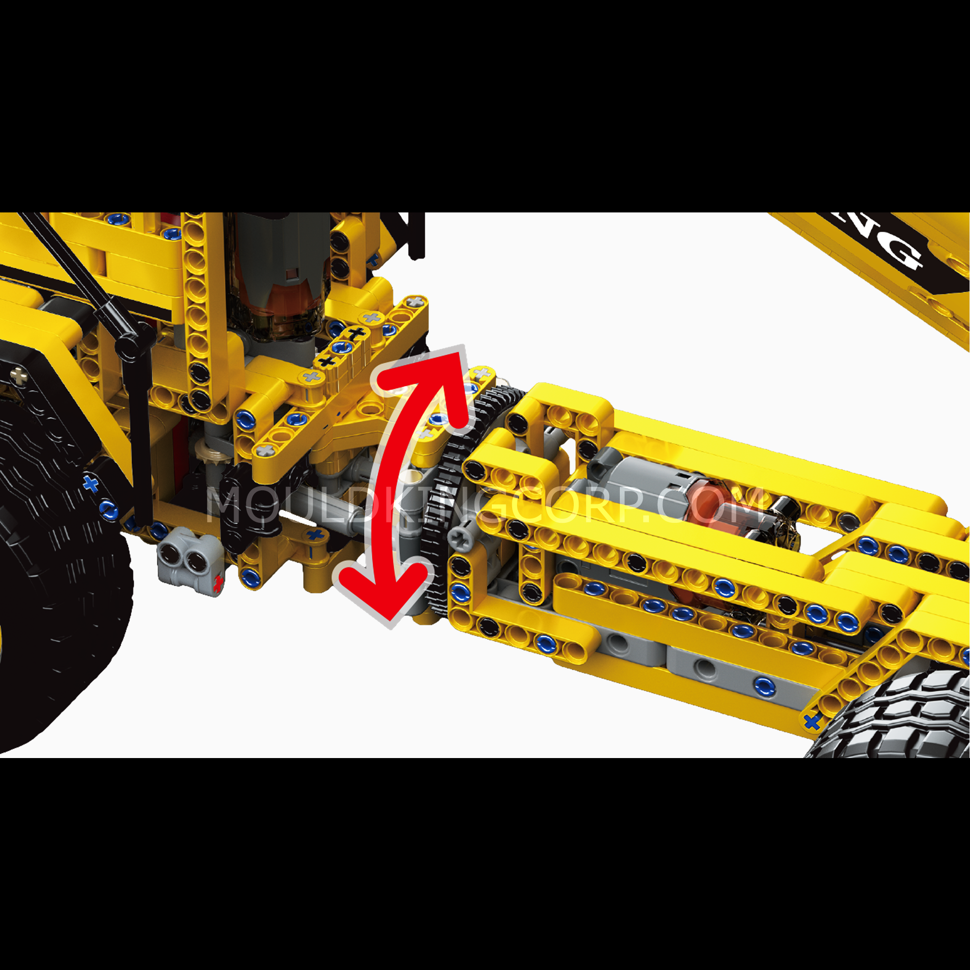 MOULD KING 17010S Remote Control Dump Truck Building Blocks Set - 1,930 PCS STEM Construction Toy for Kids & Adults | DIY Engineering Project, Birthday Gift, Collectible Model Car for Play & Display