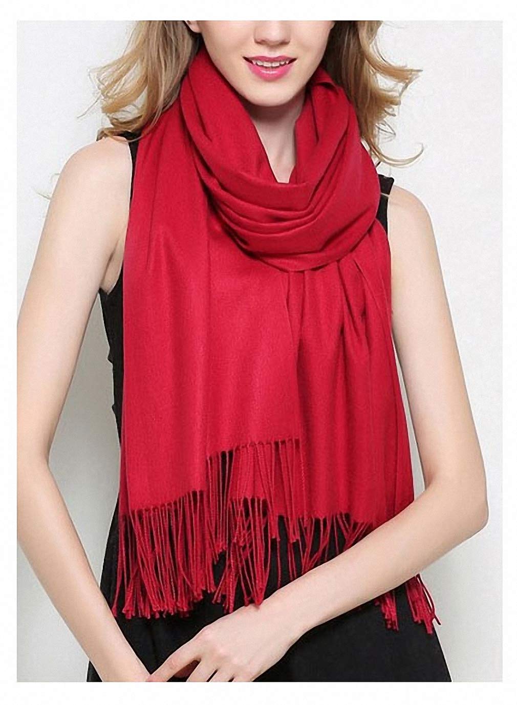 Luxury Cashmere Scarves for Women - Soft Pashmina Wrap, Long Warm Shawl, Stylish Bandana & Foulard - Perfect for Winter, Office, Travel & Special Occasions