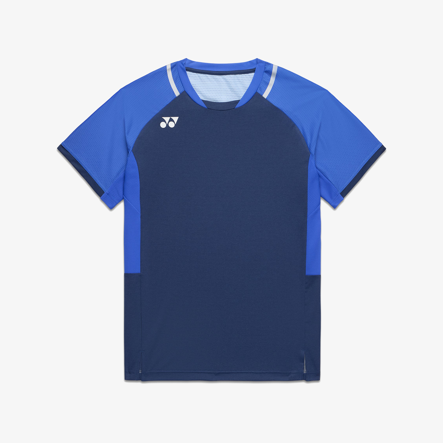 Yonex Men's Crew Neck Tennis Shirt 10633 - Dark Navy - Moisture Wicking & Breathable for Sports & Casual Wear