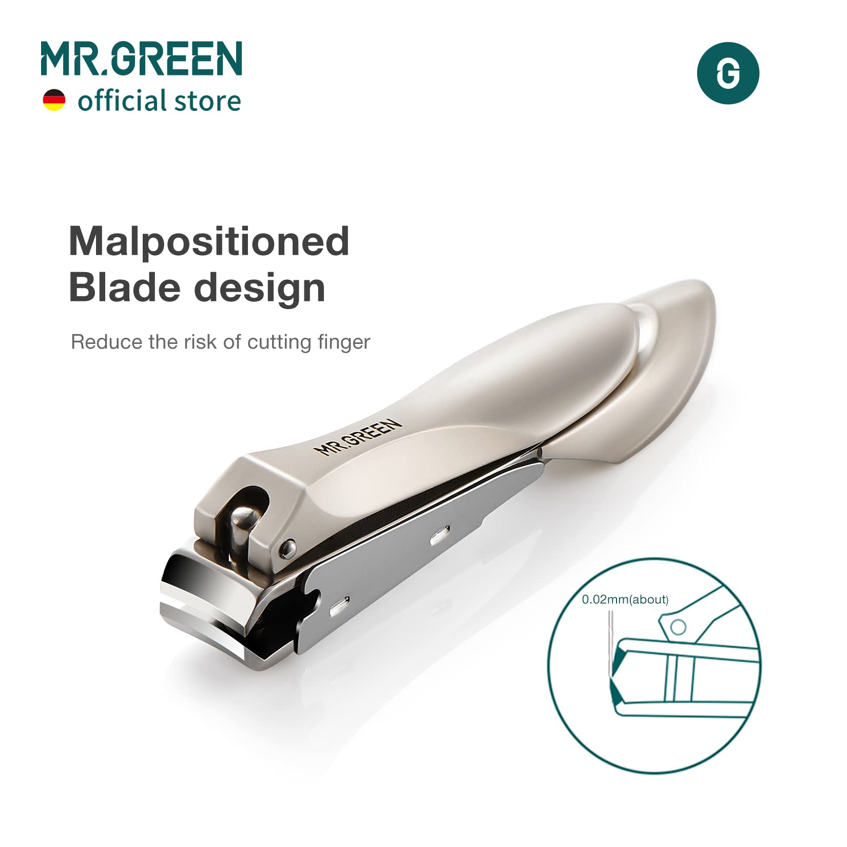 MR.GREEN Baby Safety Nail Clippers Set - Newborn Infant Nail Trimmer & Nano Glass Nail File for Gentle Fingernail Care | Essential Manicure Tools for Parents & Toddlers | Perfect for Home, Travel & Nursery Use