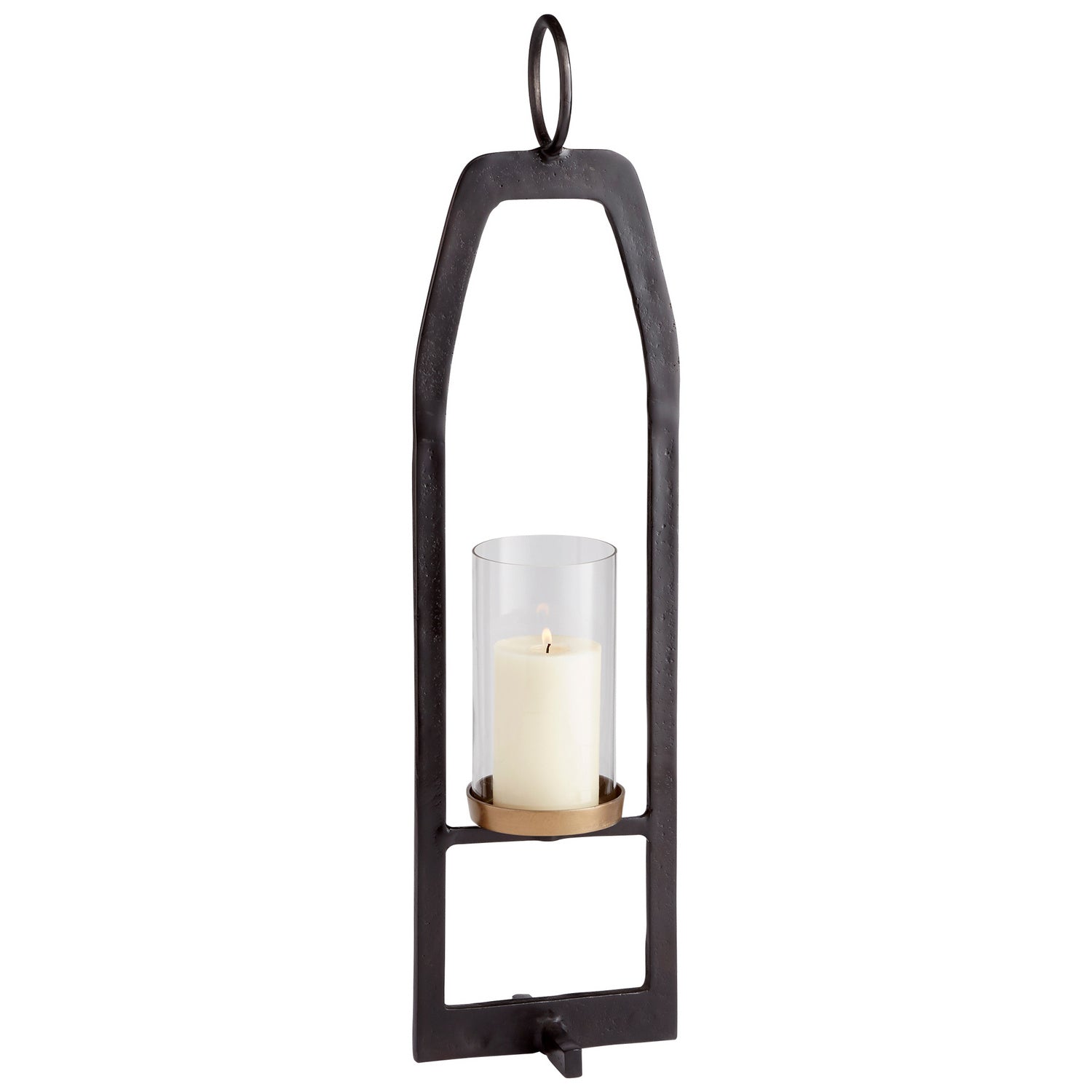 Cyan Design 10728 Hubert Bronze and Brass Medium Candle Holder - Elegant Home Decor for Dining Table, Wedding Centerpiece, and Romantic Ambiance