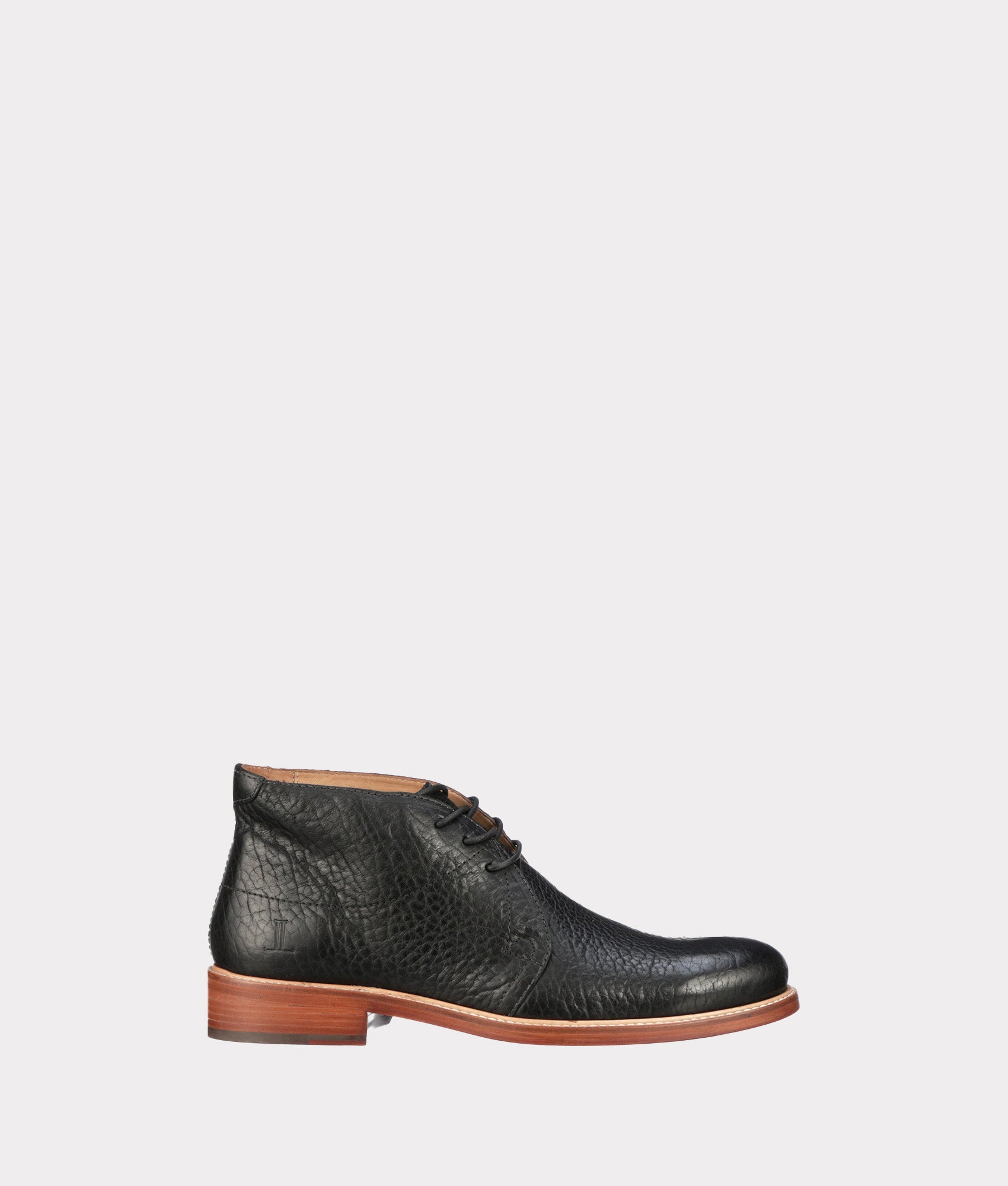 Men's After Ride Chukka Boots - Black Leather Casual Shoes for Outdoor & Work | Comfortable Walking Boots for Hiking, Travel & Everyday Wear