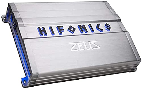 Hifonics ZG-2400.1D Zeus Gamma 2400W Monoblock Car Amplifier - 1 Channel Super D Class Subwoofer Amp with Gravity Magnet Phone Holder - Perfect for Car Audio Systems & Bass Enthusiasts