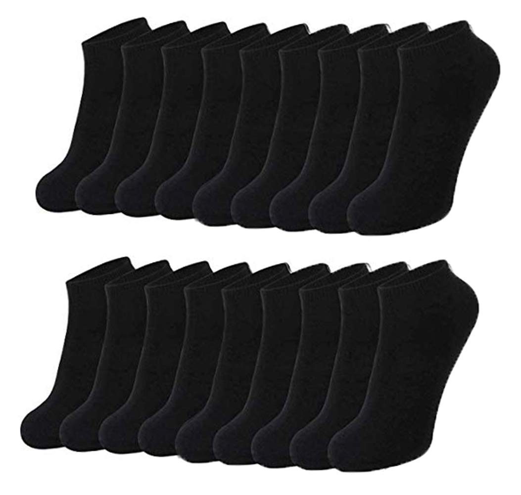 8 Pairs No Show Socks for Men & Women - Cotton Athletic Running Socks for Sports & Casual Wear