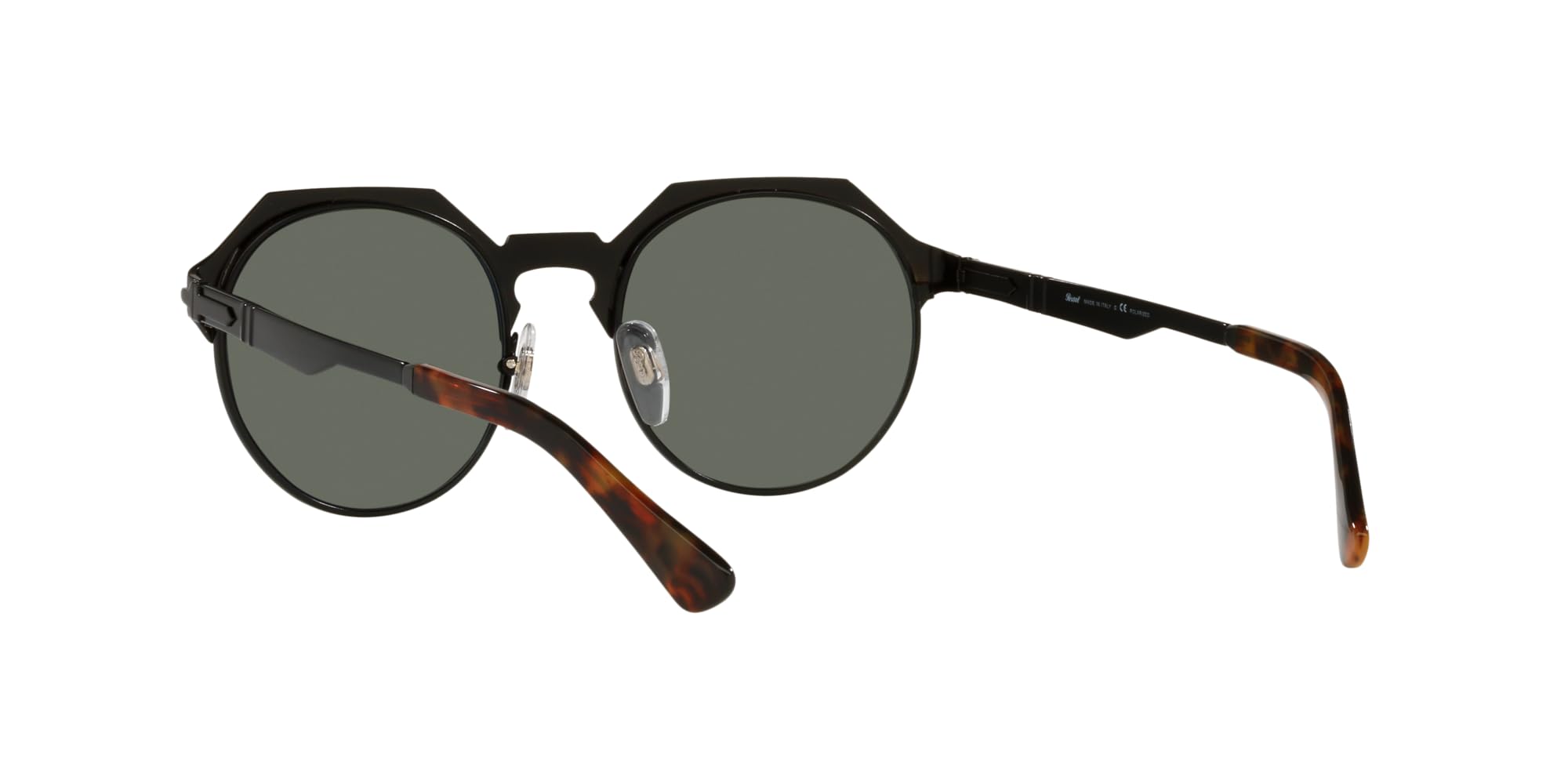Persol PO2488S Hexagonal Sunglasses for Men & Women - Polarized UV Protection - Classic Retro Style for Driving, Travel & Outdoor Activities