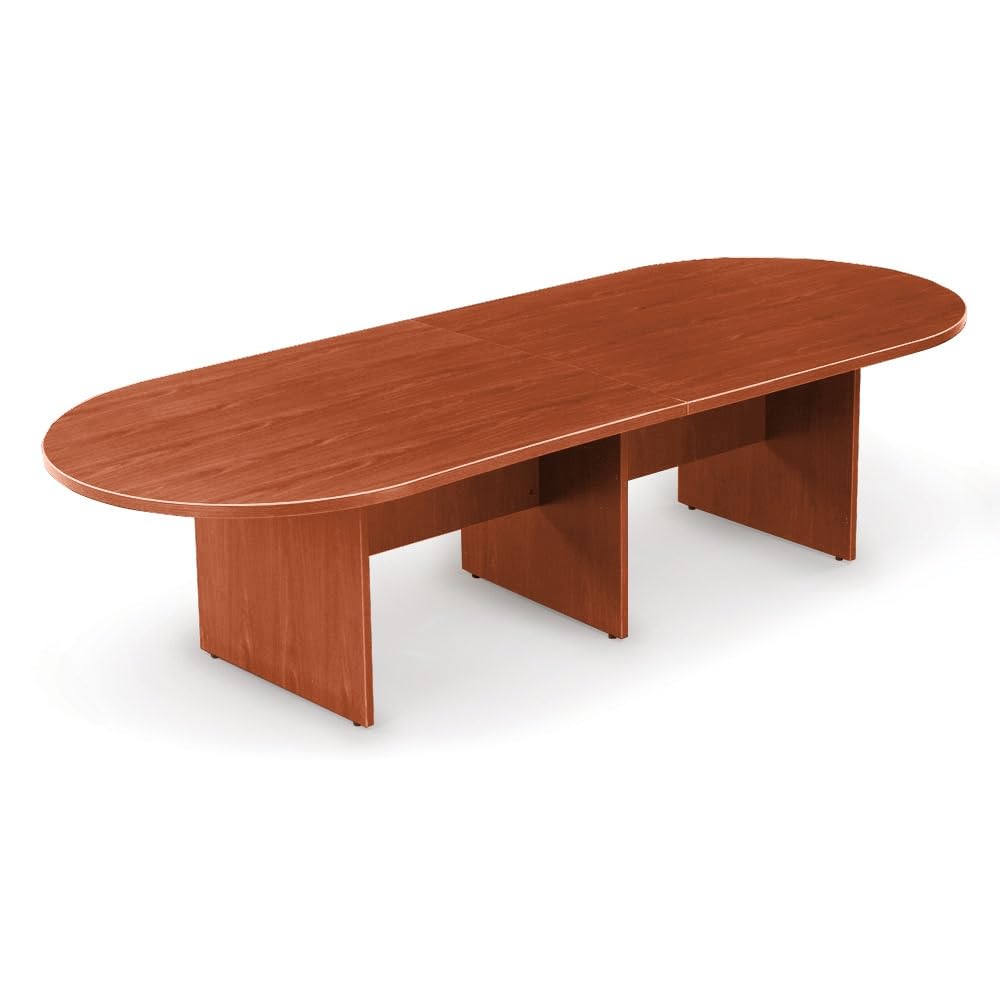 NBF 10L 8-Seater Laminate Conference Table - Durable Mahogany Office Meeting & Training Table (48