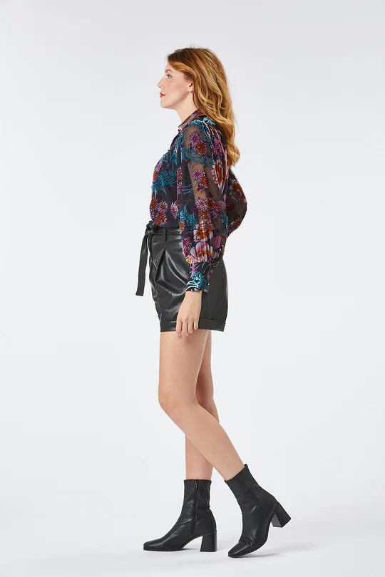 MILO VELVET SHIRT for Men - Soft & Luxurious Black Velvet Button Down Shirt - Perfect for Date Night, Parties & Special Occasions