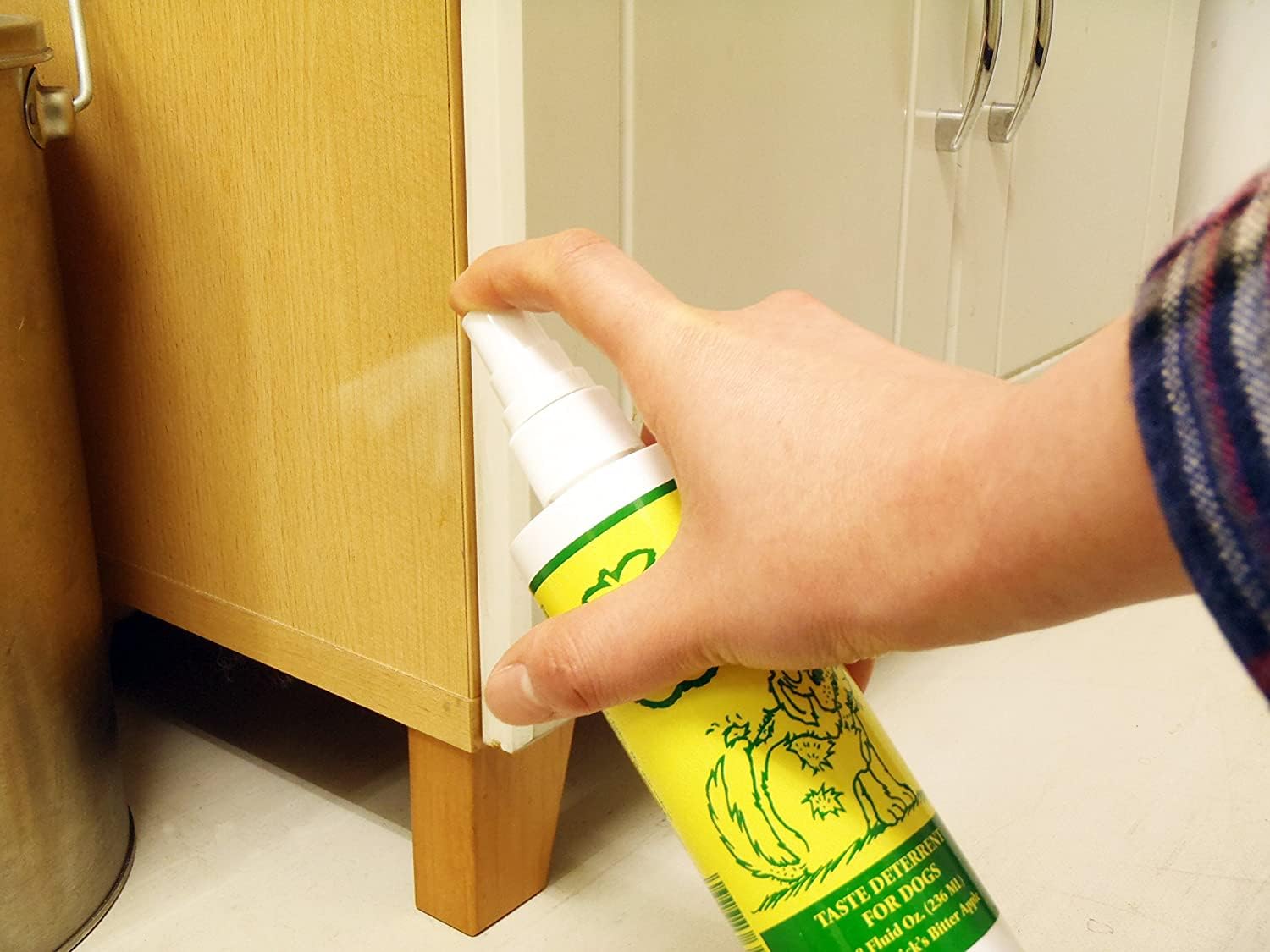 Bitter Apple Spray for Dogs & Cats - No Chew Deterrent Spray - Safe & Effective Training Aid for Pets - Stop Chewing Furniture, Shoes & Cables