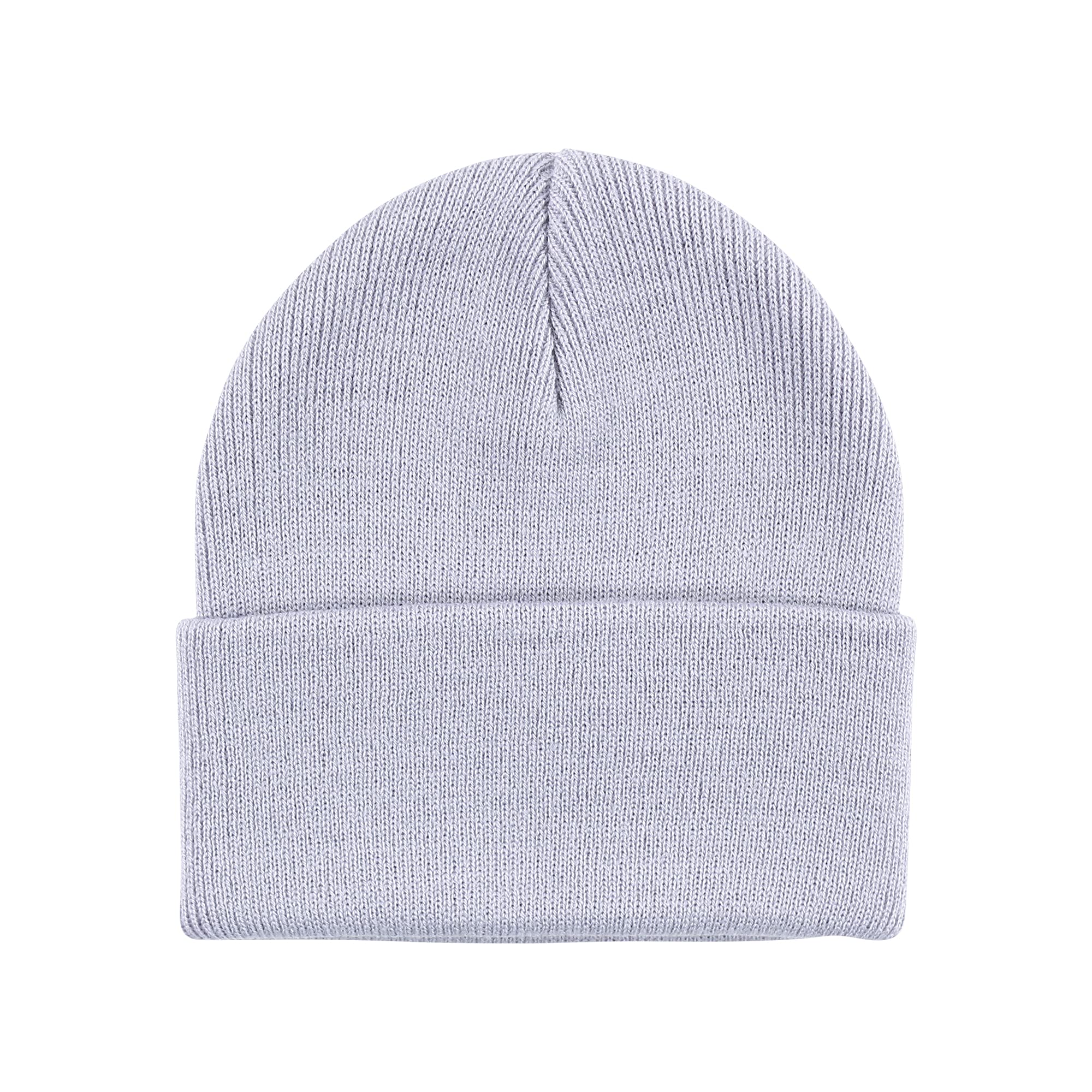 Hudson Baby Knit Cuffed Beanie 3pk - Soft Winter Hats for Infants