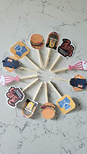 Riverdale Cupcake Toppers - Fun & Festive Decorations for Birthday Parties, Baby Showers & Themed Events