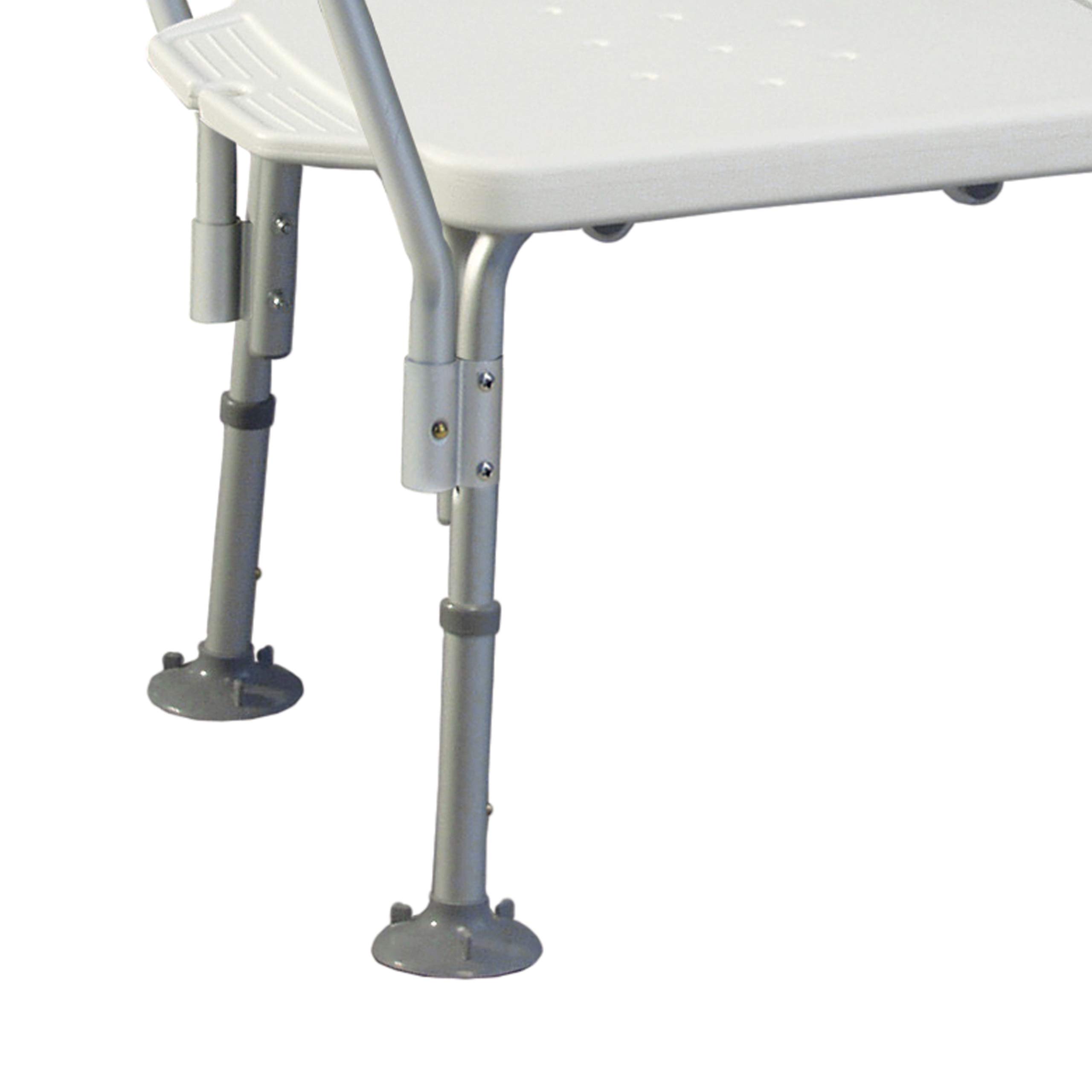 Graham-Field 7929-1 Lumex Heavy Duty Tub Transfer Bench & Shower Chair - 400 lb Weight Capacity - Ideal for Elderly Care, Bathroom Safety, and Mobility Assistance