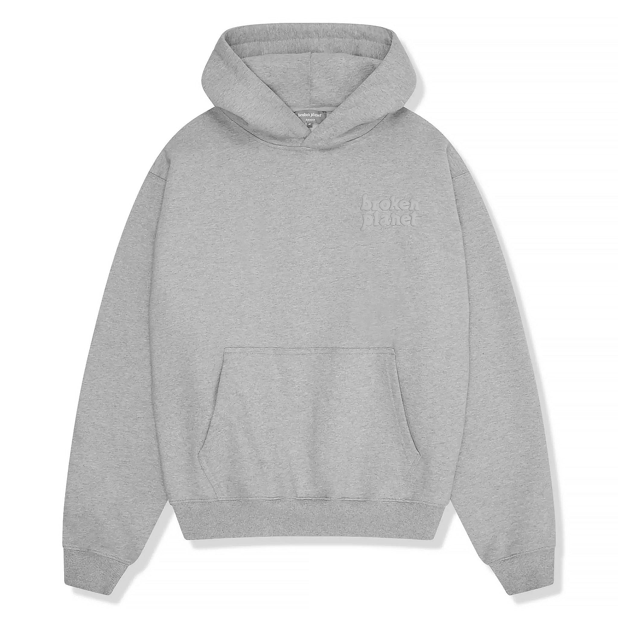 Broken Planet Basics Heather Grey Hoodie - Soft & Stylish Pullover for Men & Women | Perfect for Casual Wear, Gym, and Outdoor Activities