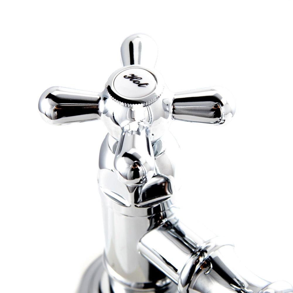 ZLINE Mona Chrome Kitchen Faucet with Side Sprayer - Modern Pull-Down Sprayer for Sinks, Dishwashing & Food Prep - MNA KF CH