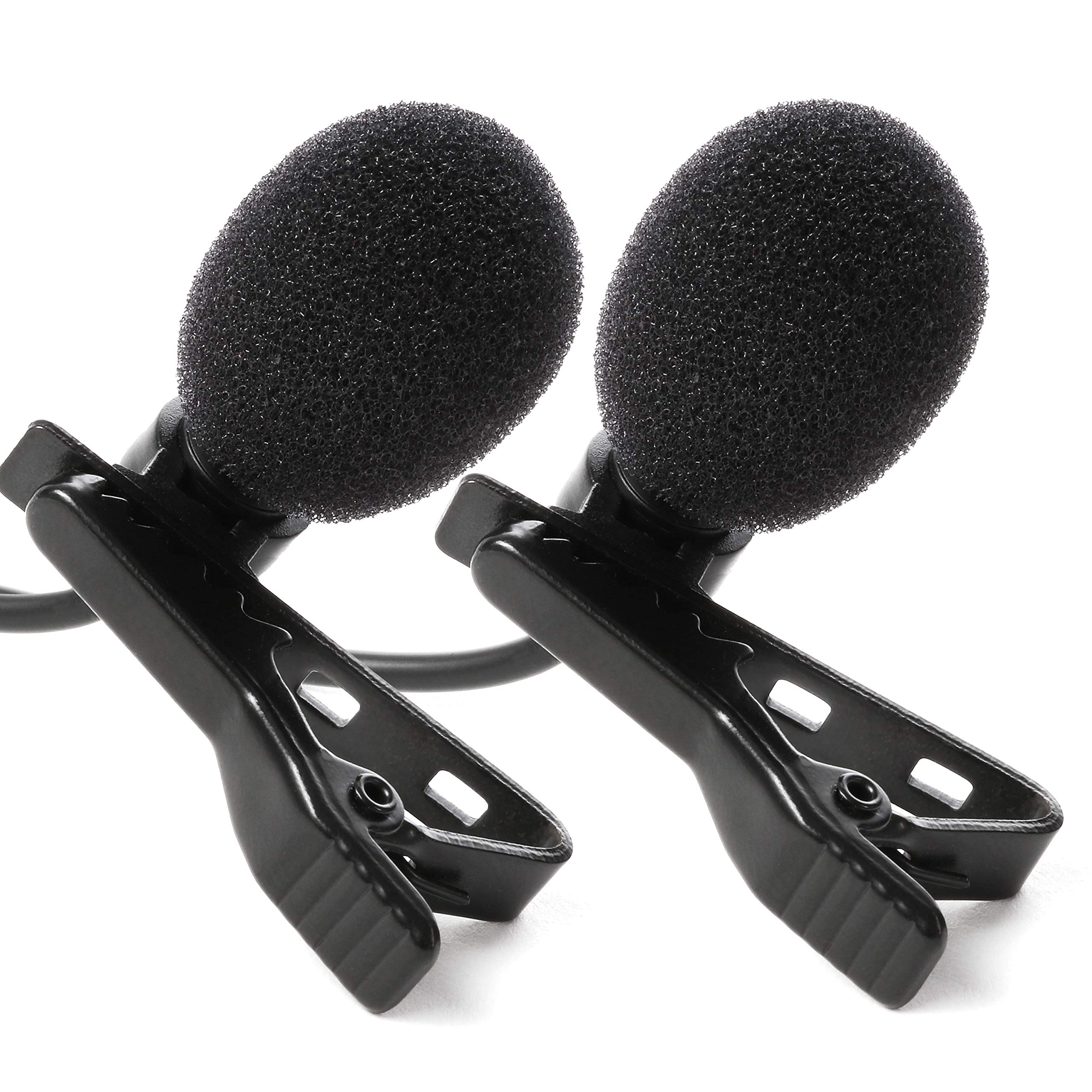 IK Multimedia iRig Mic Lav Compact Lavalier Microphone for iPhone, Android Smartphones & Tablets - 2 Pack - Perfect for Podcasting, Vlogging, Interviews & Live Streaming