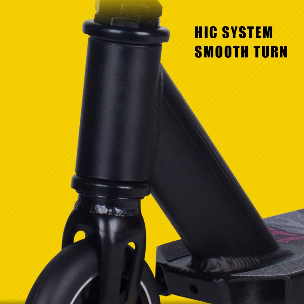 Stunt Scooter Pro - Durable Semi-Pro Kick Scooter for Tricks & Freestyle Riding | Easy Assembly for Adults & Kids | Perfect for Street Stunts, Skate Parks & Commuting