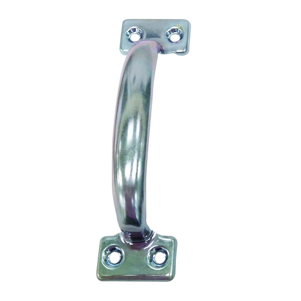 Prime-Line MP18707-1 5-3/4 Inch Steel Gate Pull with Zinc-Plated Finish (1 Pack) - Heavy Duty Door Handle for Fences, Gates, and Barn Doors