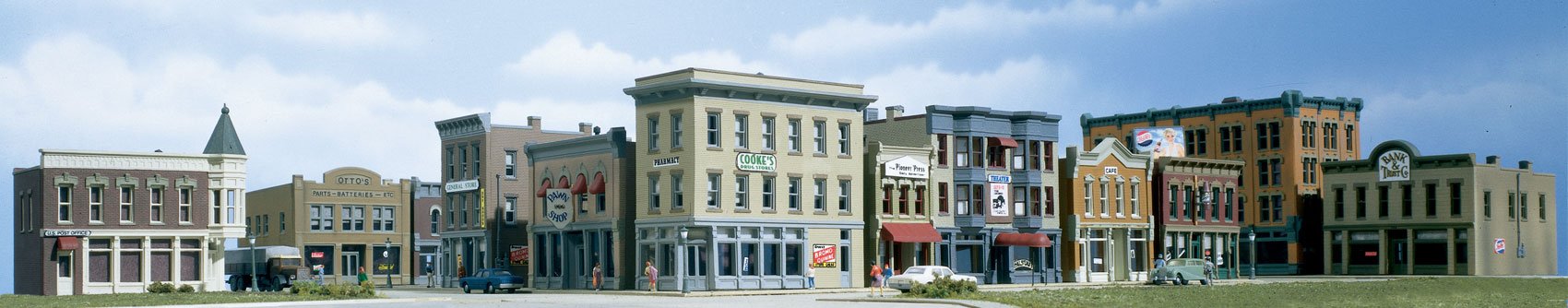 Woodland Scenics N Scale Town and Factory Building Set - Model Train Scenery Kit for Realistic Railroad Layouts | Perfect for Hobbyists, Collectors & Diorama Enthusiasts