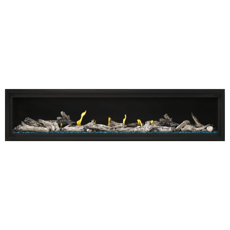 Napoleon Luxuria 74 Linear Direct Vent Gas Fireplace - LVX74NX | Modern Home Heating Solution for Living Rooms & Patios