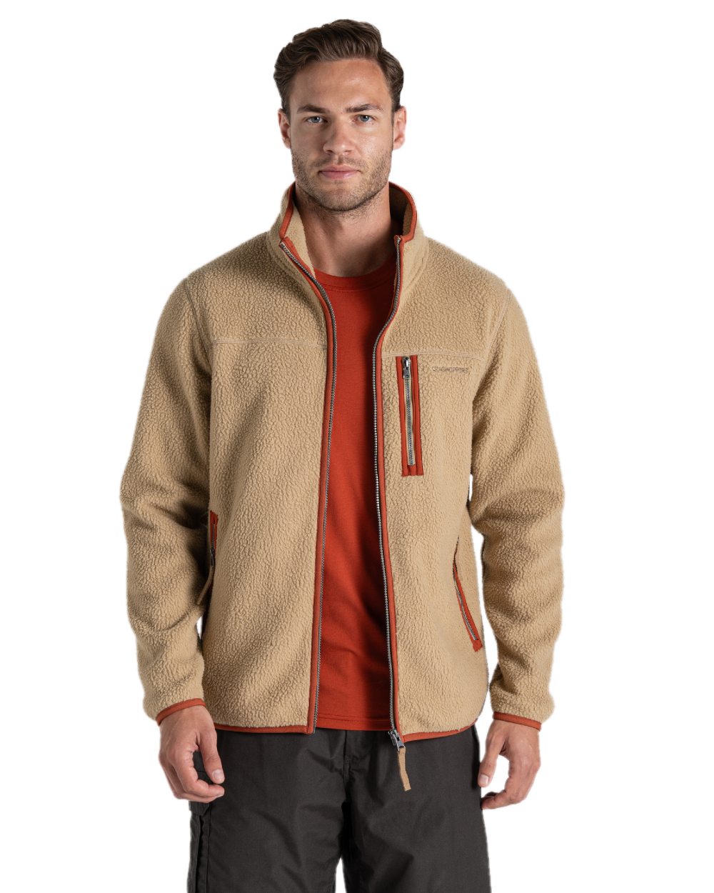 Craghoppers Men's National Trust Whitendale Full Zip Fleece Jacket - Lightweight Outdoor Hiking Jacket for Camping & Travel