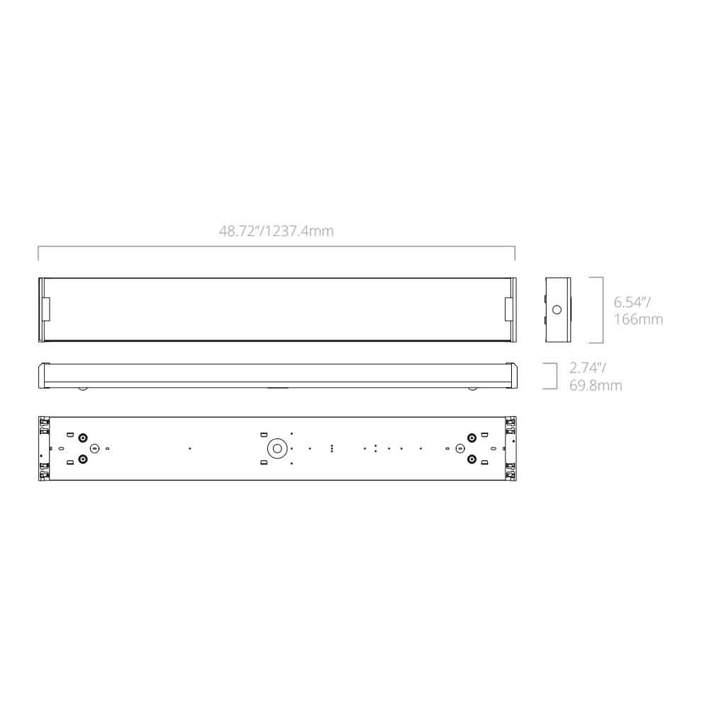 4ft LED Tube Ready Wrap Fixture - 2 Lamps Type B T8 Ballast Free - Energy Efficient Lighting for Warehouses, Garages & Commercial Spaces