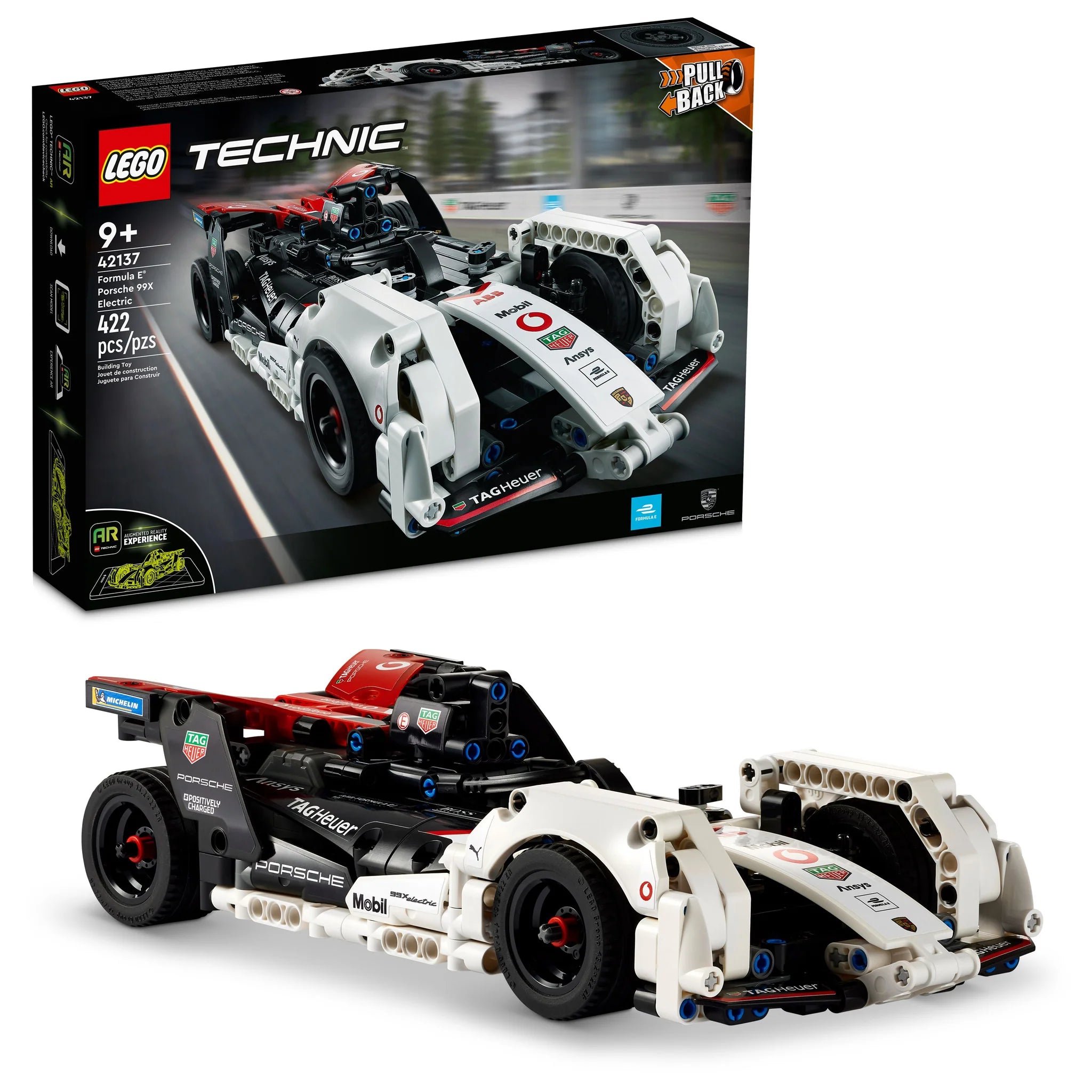 LEGO® Technic™ Formula E® Porsche 99X Electric Building Kit - 42137 Race Car Model Set for Adults & Kids - Perfect for Collectors, STEM Learning & Racing Enthusiasts