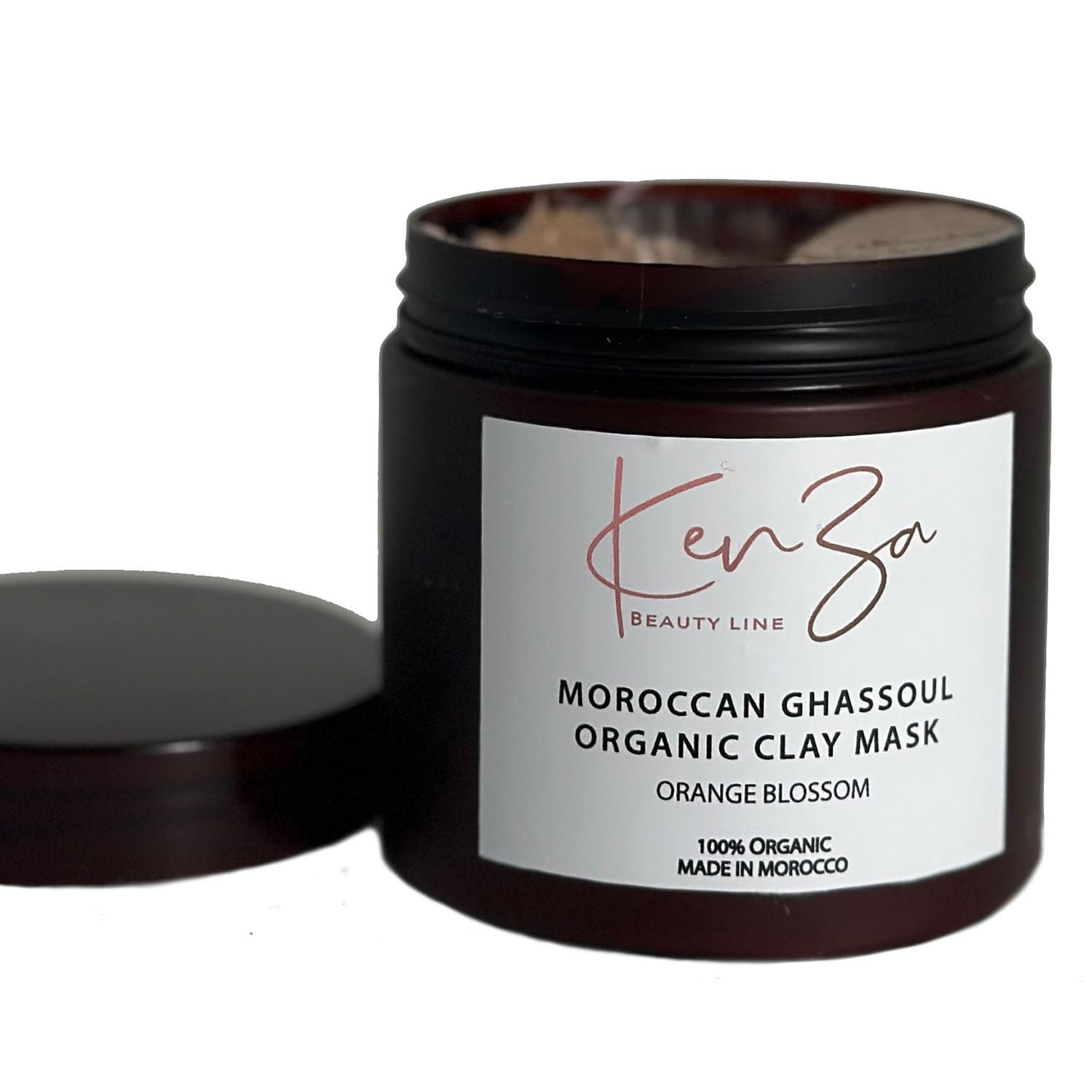 Organic Moroccan Ghassoul Clay Face Mask with Argan Oil - Deep Cleansing, Pore Tightening, Blackhead Removal & Anti-Aging Treatment | Natural Clay Mask for Glowing Skin | Perfect for Spa Days & Self-Care Routines