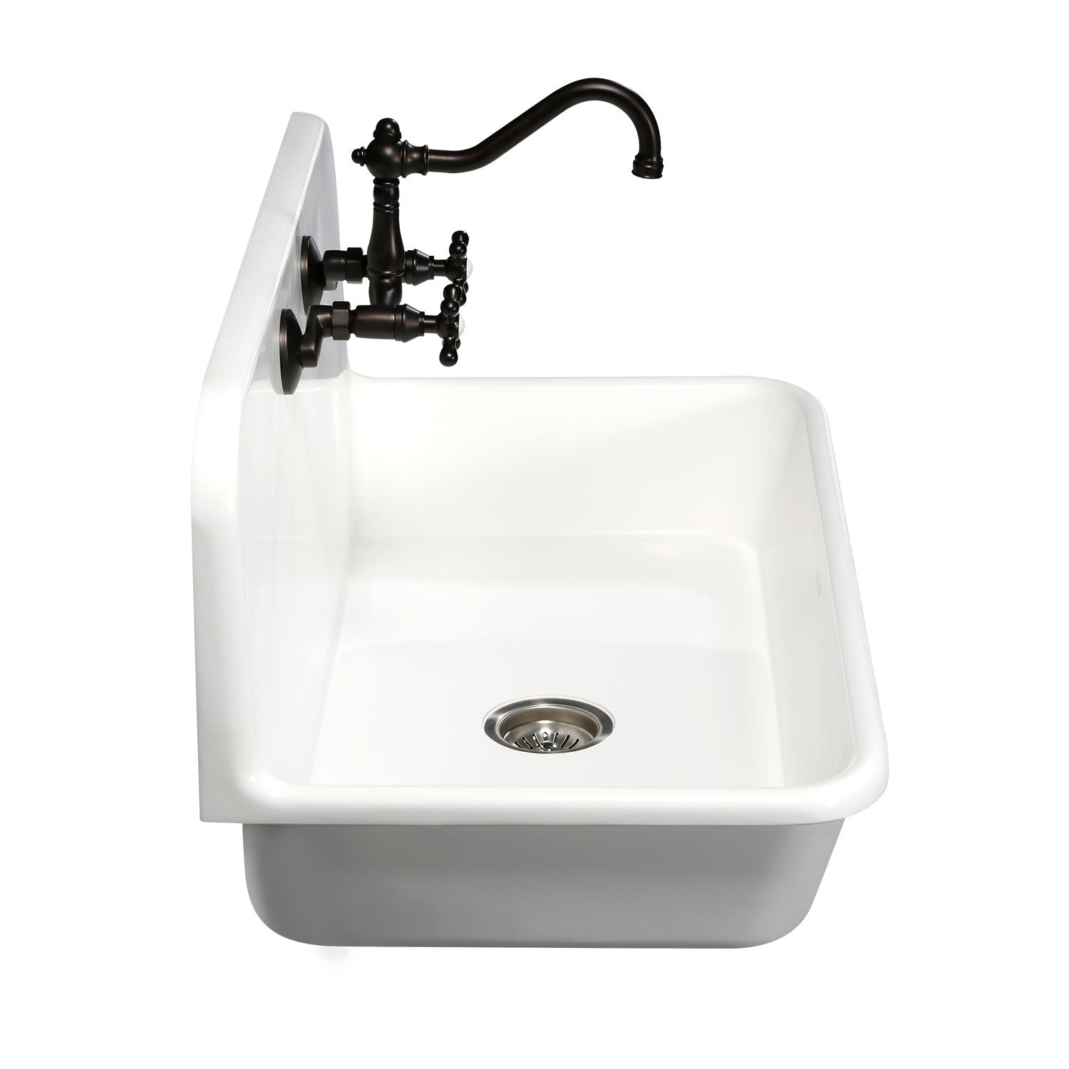 Gourmetier Arcticstone 36 x 21 Inch Farmhouse Drop-In Kitchen Sink - Stainless Steel Apron Front Sink for Modern & Rustic Kitchens | Perfect for Food Prep, Washing Dishes & Entertaining Guests