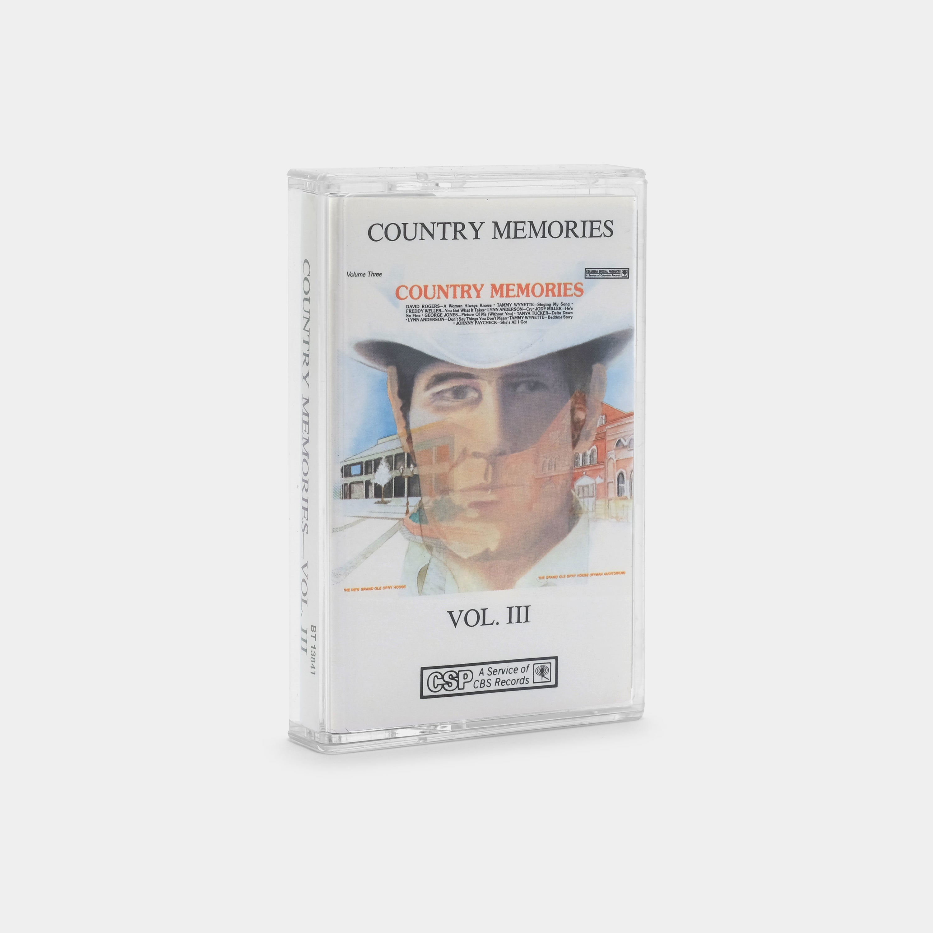 Country Memories Volume III Cassette Tape - Vintage Country Music Collection for Road Trips, Home Listening & Gifts