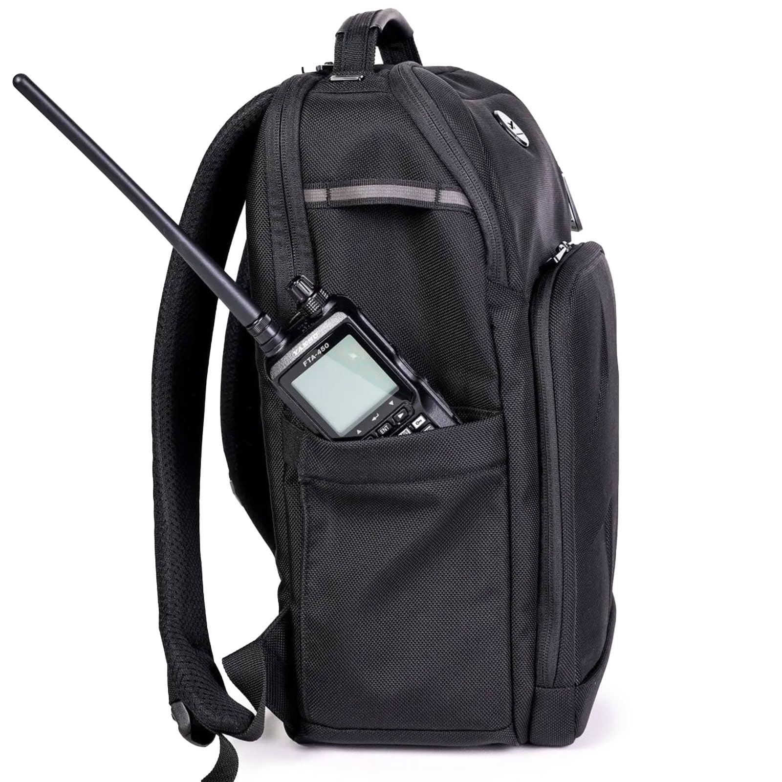 PLC Elevate Flight Bag - Durable Water-Resistant Pilot Backpack with Headset Storage, Laptop & Tablet Compartment | Perfect for Aviation Professionals, Flight Training & Travel