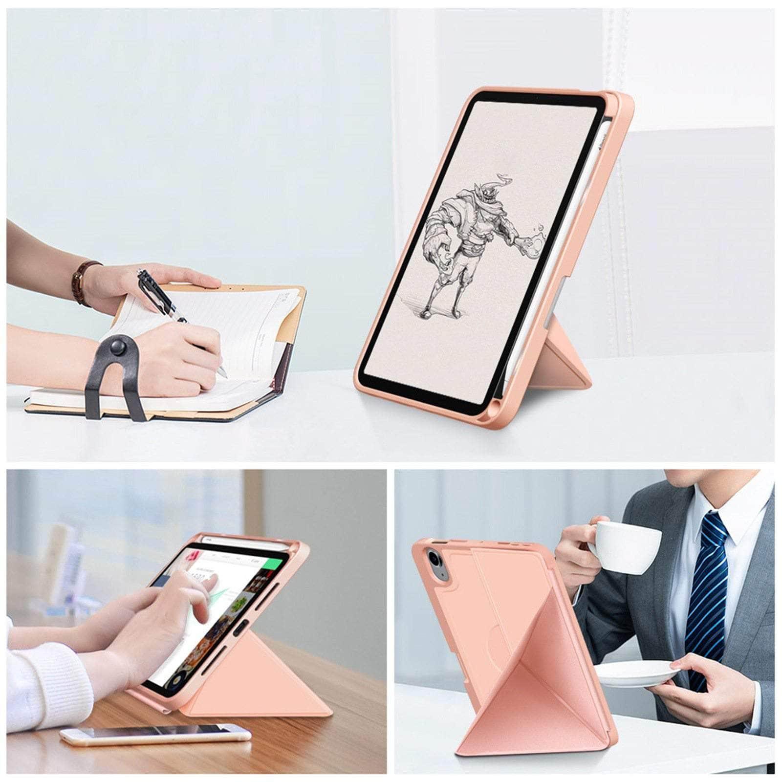 Premium iPad Mini 6 Case (2021 Model) - Business Trifold Stand Cover with Kickstand | Perfect for Office Work, Travel & Home Use