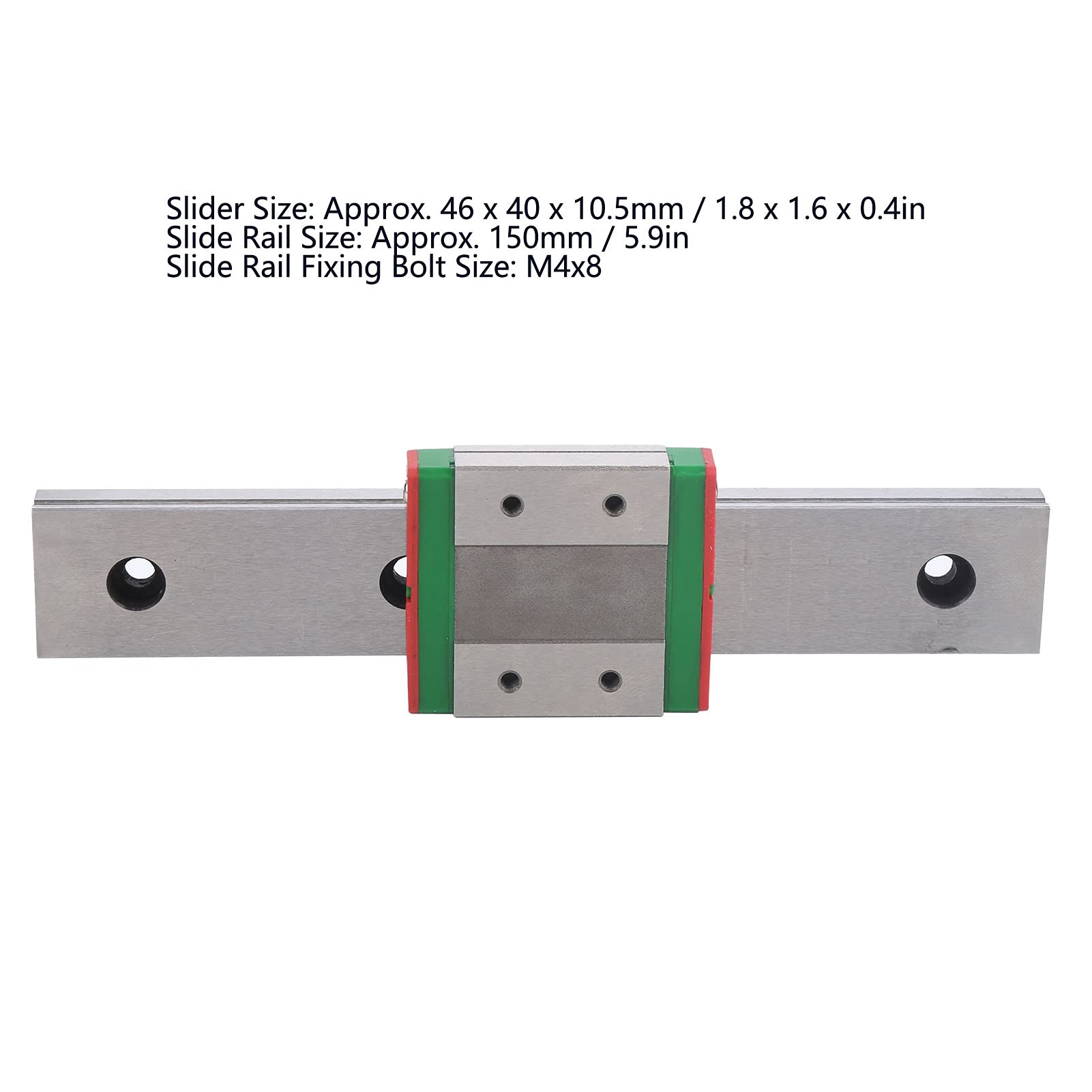 Miniature Linear Rail Guide - High Precision Sliding Rail for 3D Printers & CNC Machines | DIY Projects, Robotics, and Industrial Automation Applications