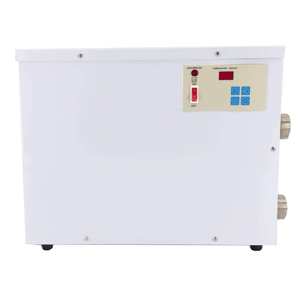 18KW Electric Pool Water Heater for Above Ground & Inground Pools - 220V Portable Spa & Swimming Pool Heater with Thermostat | Perfect for Backyard, Vacation Homes & Commercial Pools