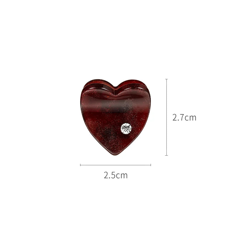 Janisa Mini Hair Claw Clip - Small Hair Clips for Women, Non-Slip Hair Barrettes for Fine Hair, Perfect for Ponytails, Buns & Updos (Set of 6) - Great for Work, Gym, Travel & Everyday Styling