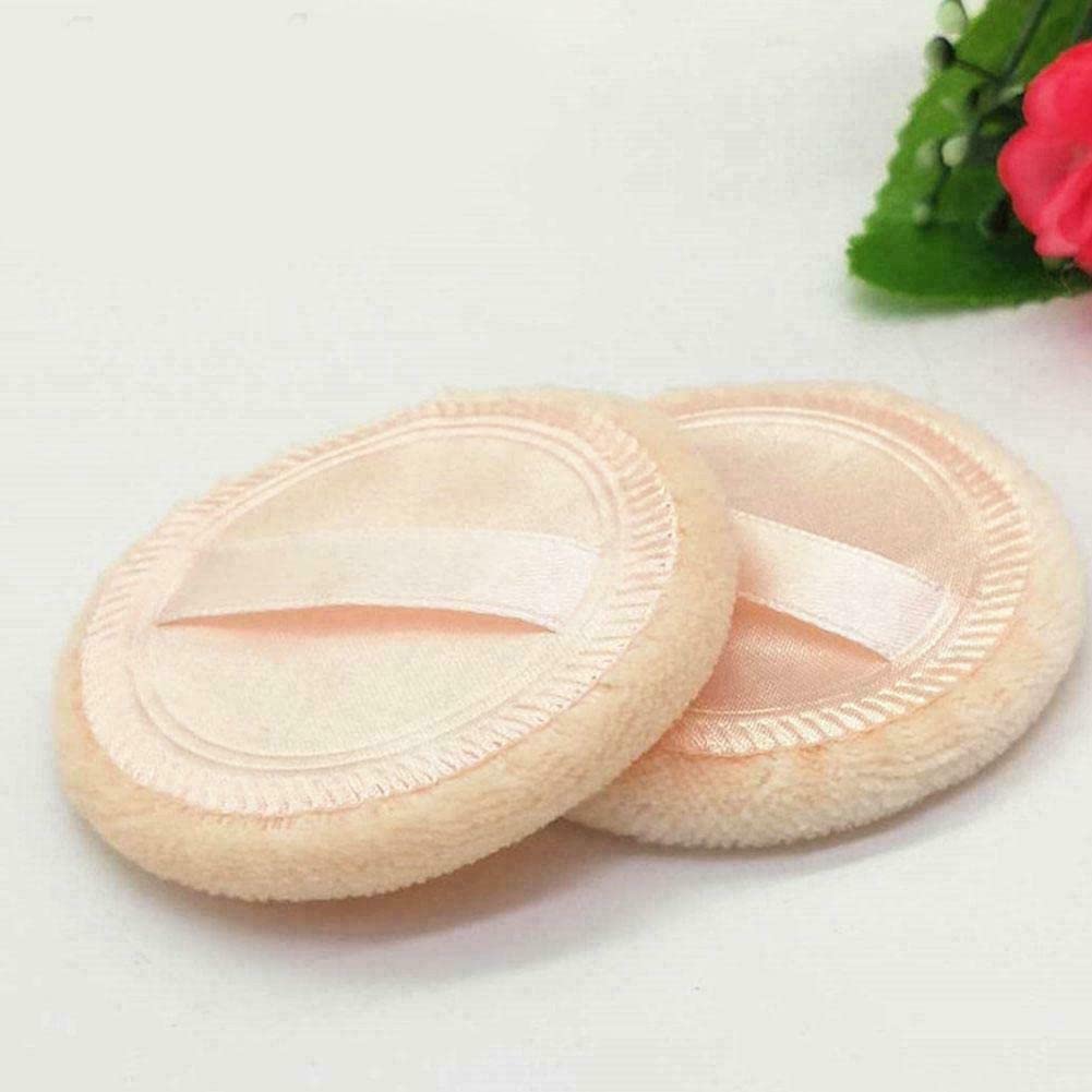 Premium Powder Puff for Women - Soft Makeup Sponge for Loose & Pressed Powder - Dry & Wet Use - Foundation & Contouring Blender - Under Eye & Face Application - 2 Pack Micro Round Puffs - Perfect for Daily Makeup & Professional Beauty Routines