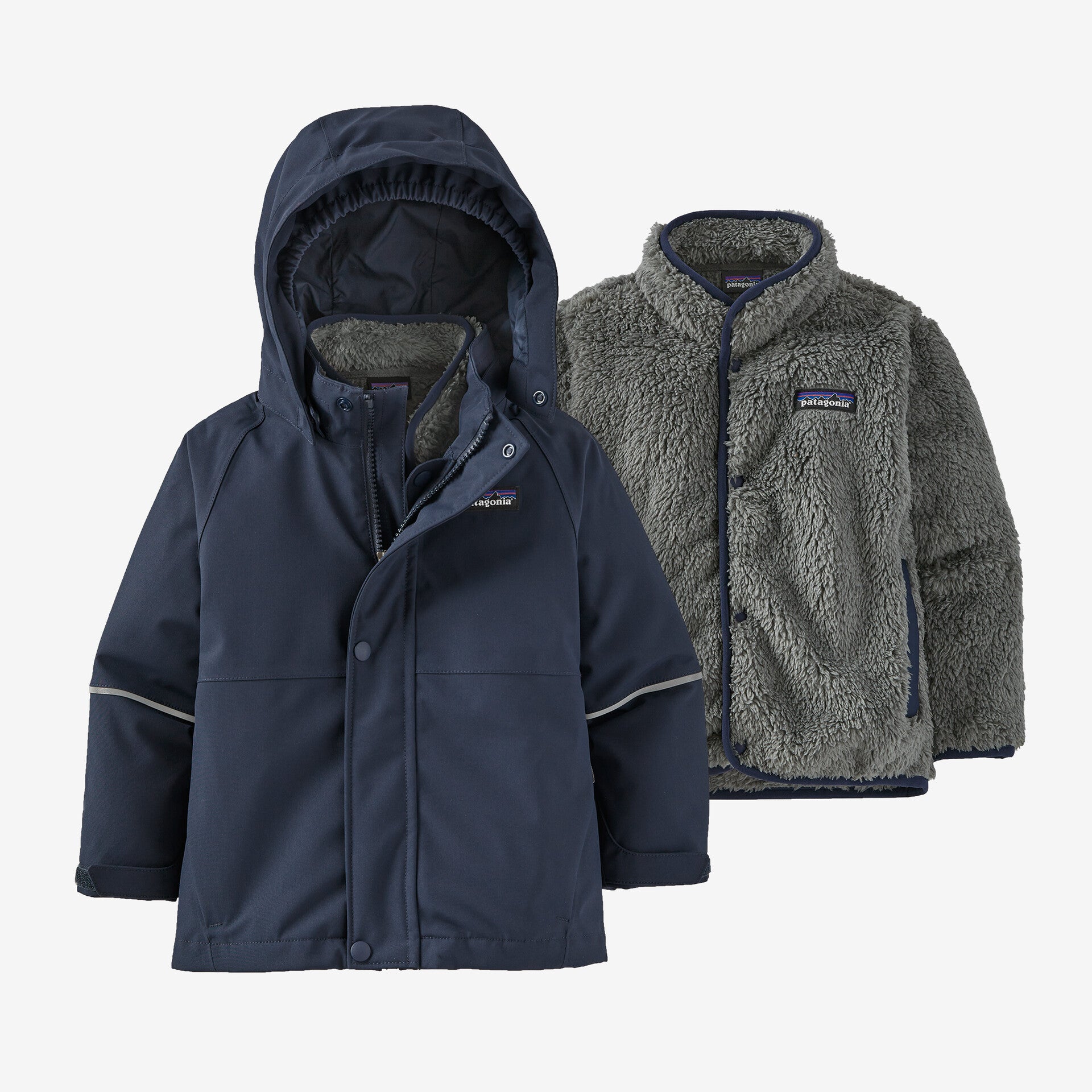 Baby All Seasons 3-in-1 Convertible Jacket for Boys & Girls - Waterproof Windproof Winter Coat with Removable Inner Layer - Perfect for Outdoor Play, School & Travel