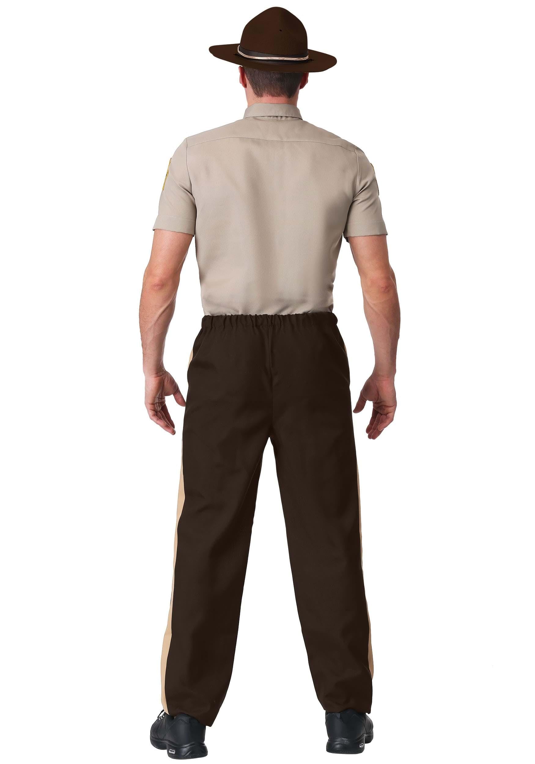 Super Troopers State Trooper Costume Set - Shirt, Tie, Pants & Name Plates | Halloween, Cosplay & Movie Reenactment Outfit