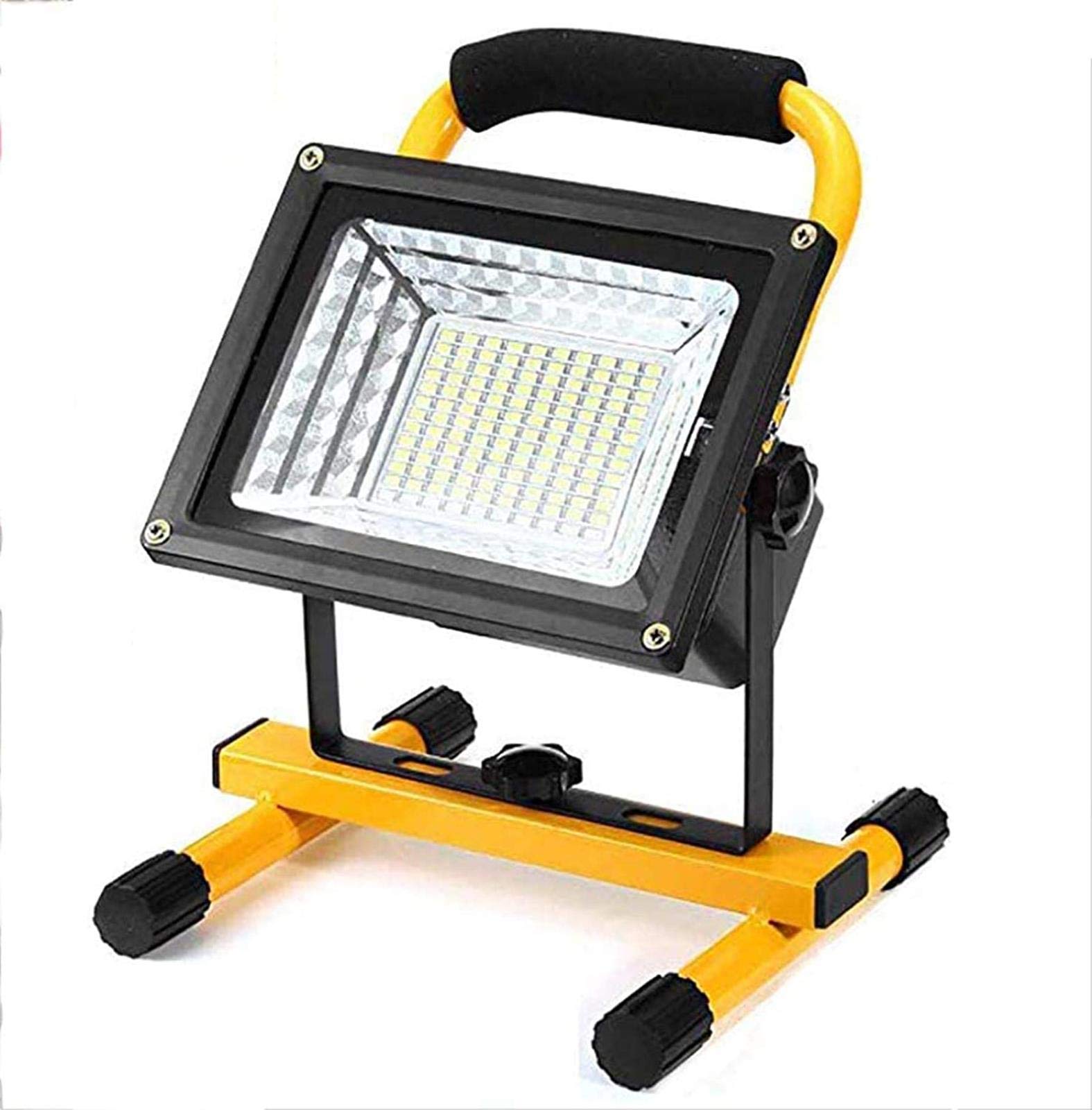 QHYTL 800W Workshop Flood Light - 3 Mode Emergency & Security LED Light with Remote Control | Waterproof Outdoor Spotlight for Construction, Camping & Power Outages | Cordless Work Lamp for Garage, Backyard & Job Sites
