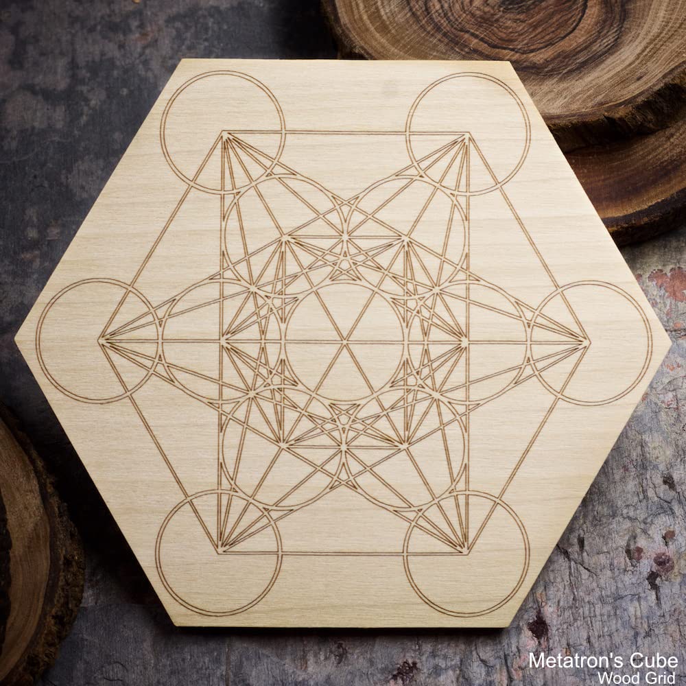 Attract Abundance Mini Crystal Grid Set - Goldstone, Citrine & Aventurine Stones for Manifestation | Feng Shui Home Decor, Meditation & Spiritual Healing
